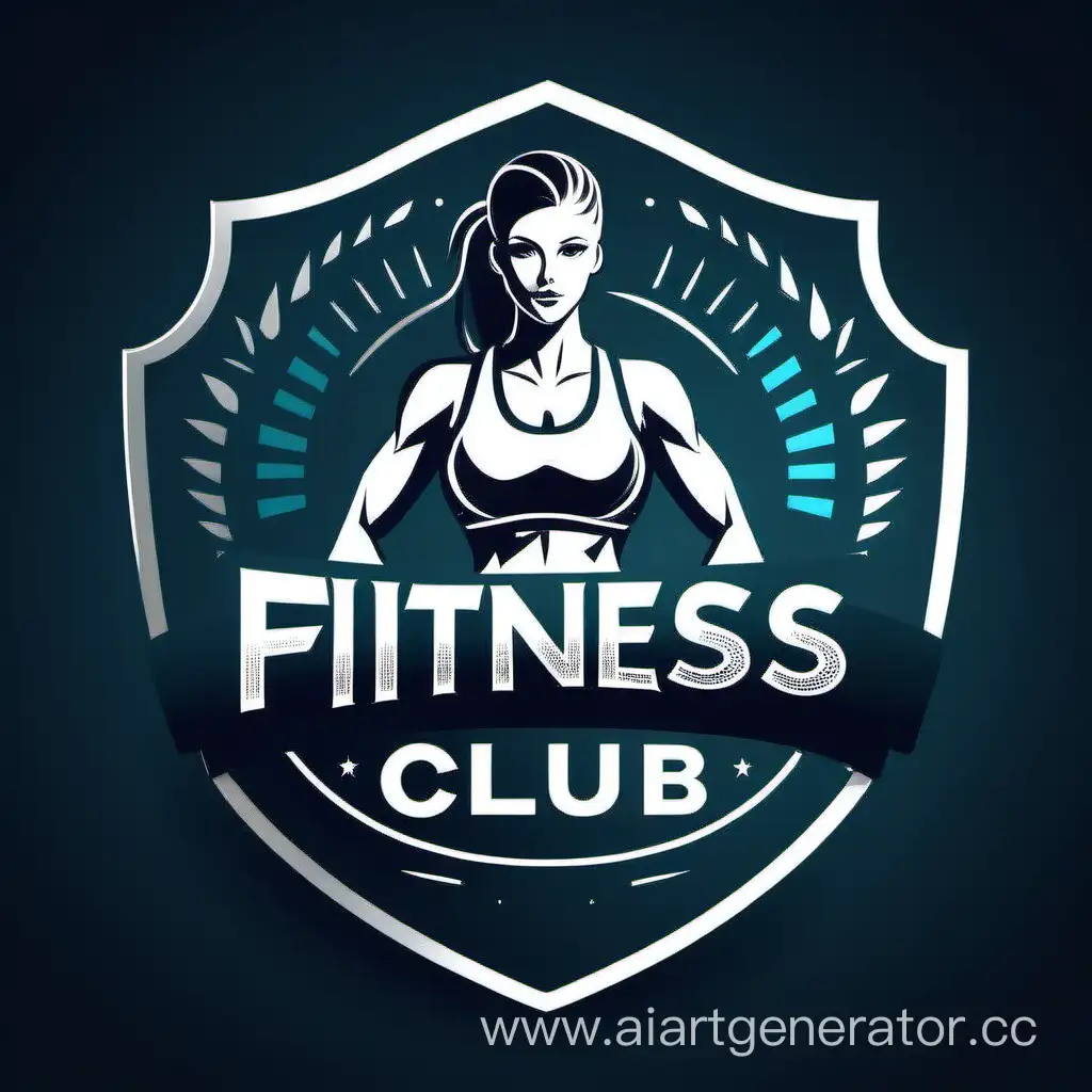 fitness club emblem 