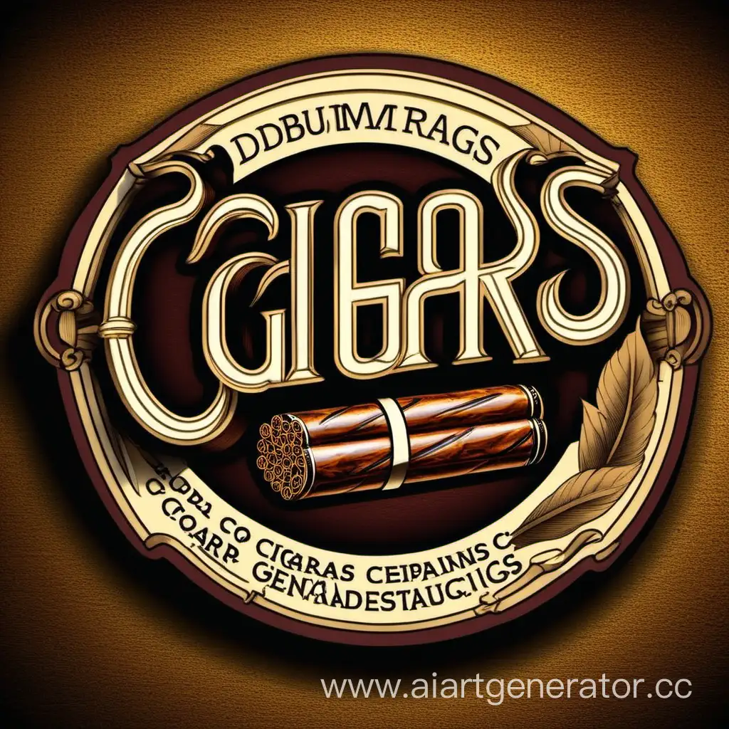 Vintage-Cigar-Advertisement-Emblem