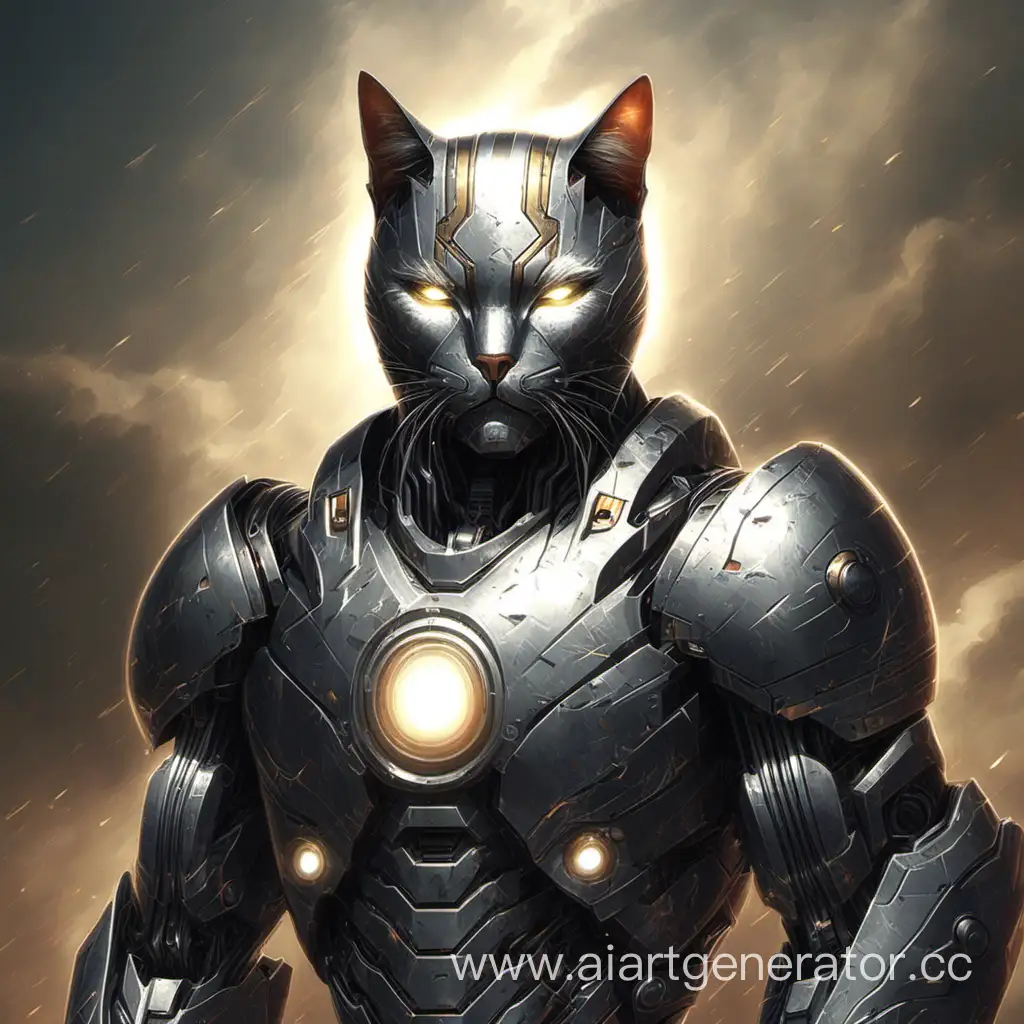 Sleek-Iron-Cat-Sculpture-Handcrafted-Metal-Feline-Art