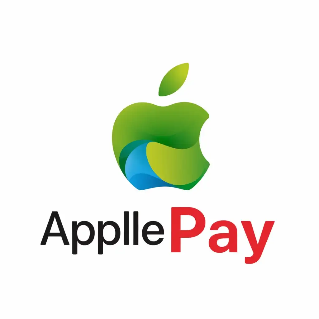 a logo design,with the text "Apple Pay", main symbol:Apple, qr code,Moderate,be used in Internet industry,clear background