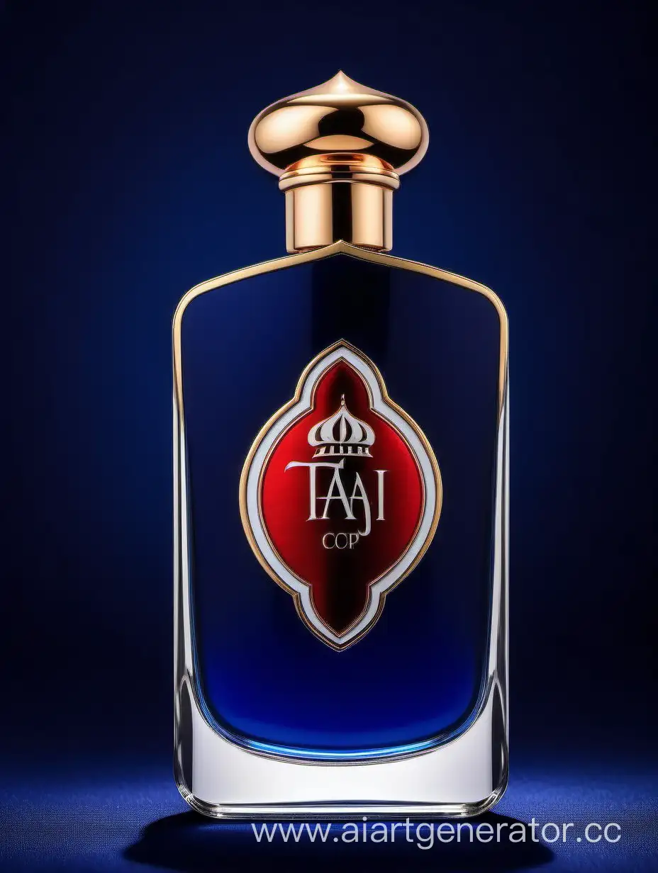 Elegant-DoubleLayer-Dark-Blue-Red-and-White-Perfume-with-Zamac-Cop