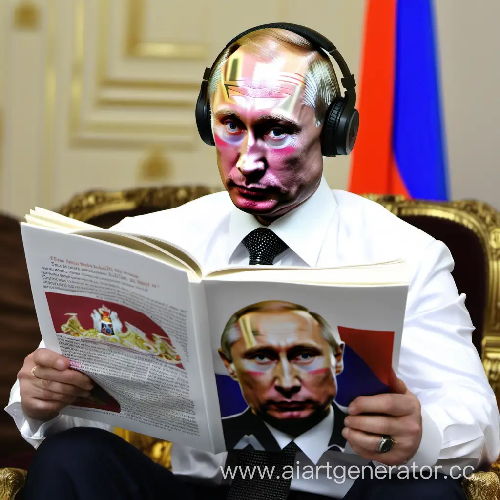 Putin reads rap
