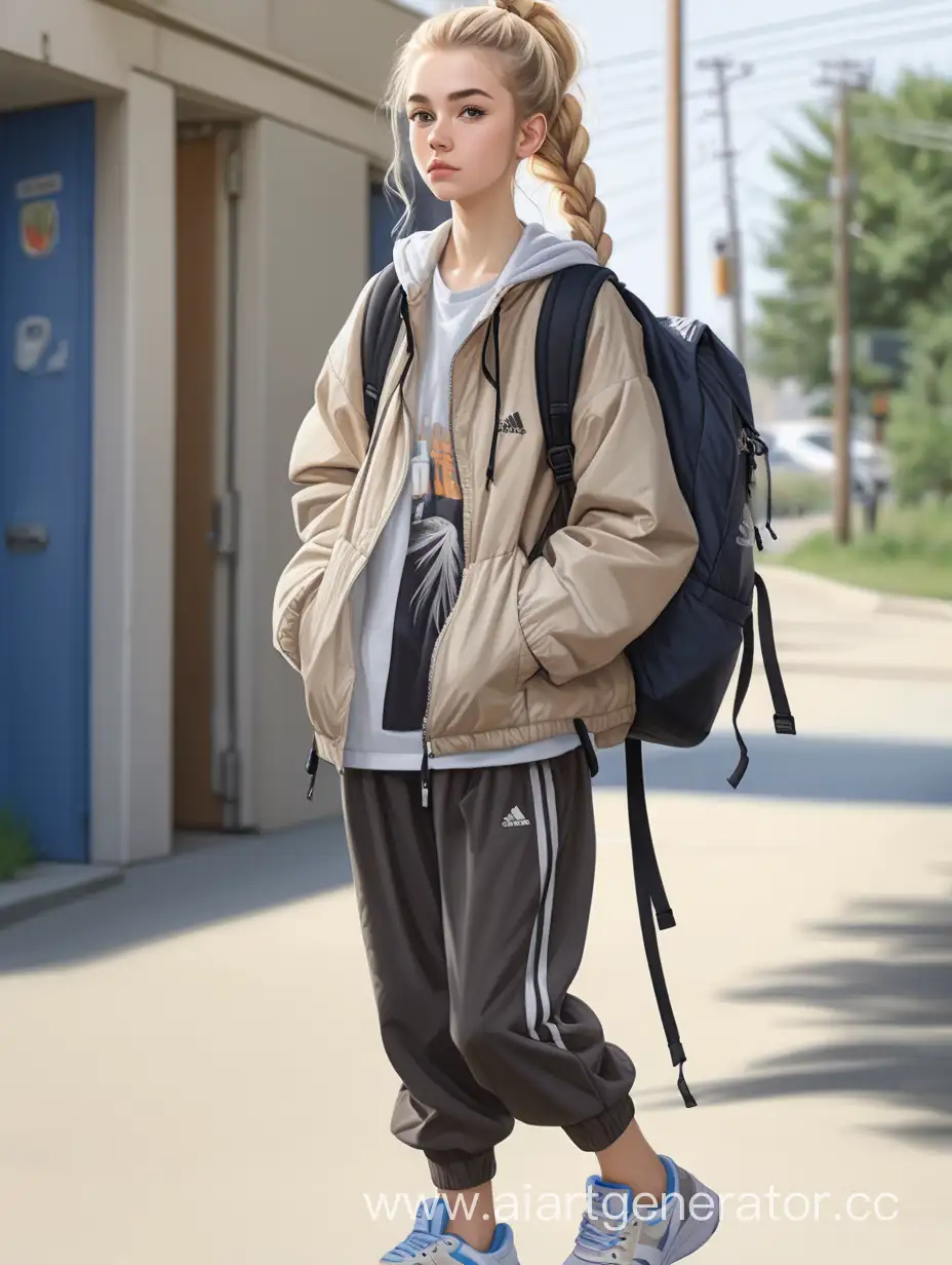 Stylish-Teenage-Girl-with-Casual-Fashion-and-Backpack