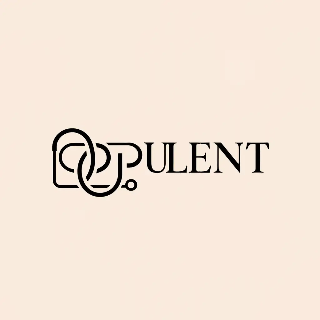 a logo design,with the text "Opulent", main symbol:Ladies purse,Minimalistic,be used in Finance industry,clear background