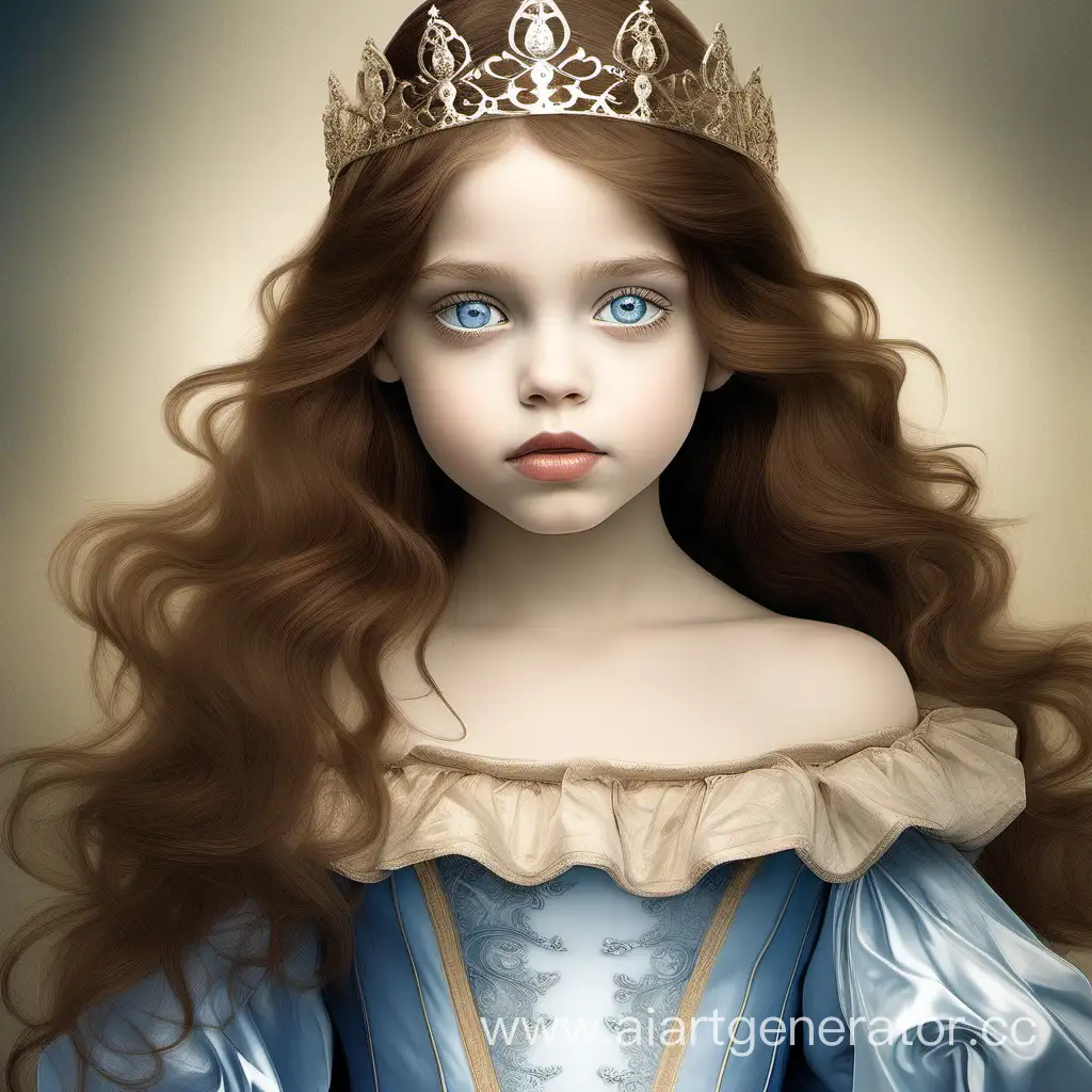 Enchanting-Fairytale-Princess-with-Big-Blue-Eyes-and-Luxurious-Brown-Hair