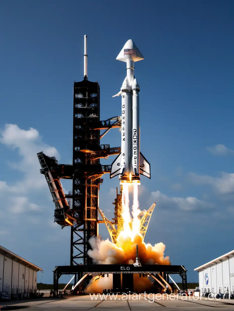 SpaceX-Rocket-Launching-with-ELON2024-and-TO-THE-MOON-Mission