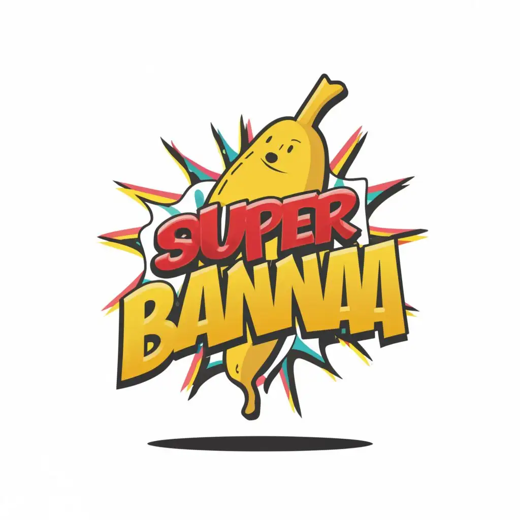 LOGO-Design-for-Super-Banana-Vibrant-Vector-Illustration-with-George-Typography