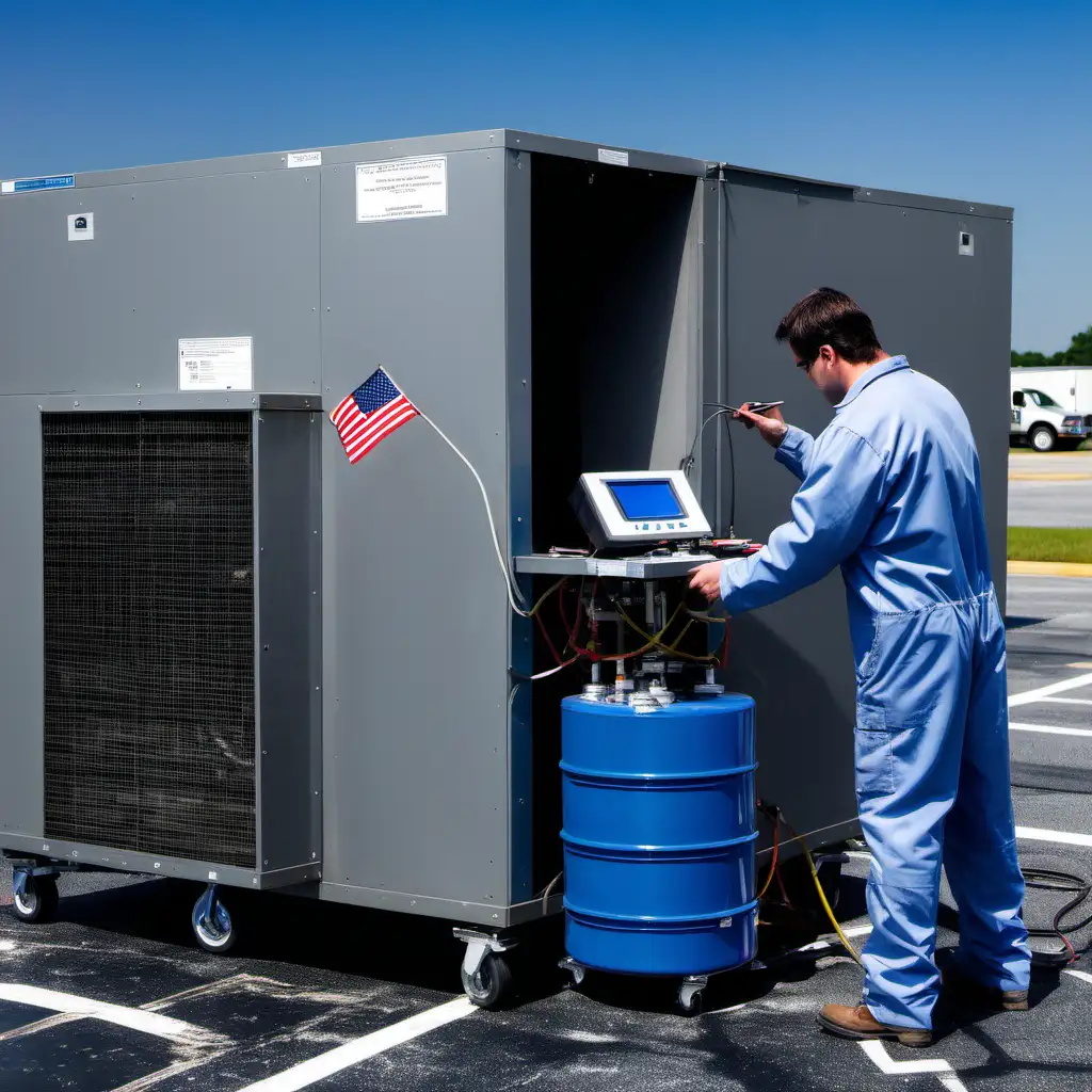 Air Quality Testing technicians in Wilmington, NC working on Commercial Air Quality Testing units.
need professional & realistic images.
Use American technicians in the image