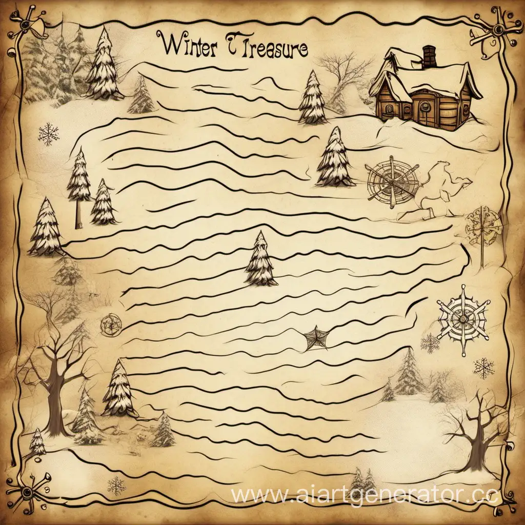 Enchanting-Winter-Treasure-Hunt-Map-Discover-Hidden-Riches-in-a-Snowy-Wonderland