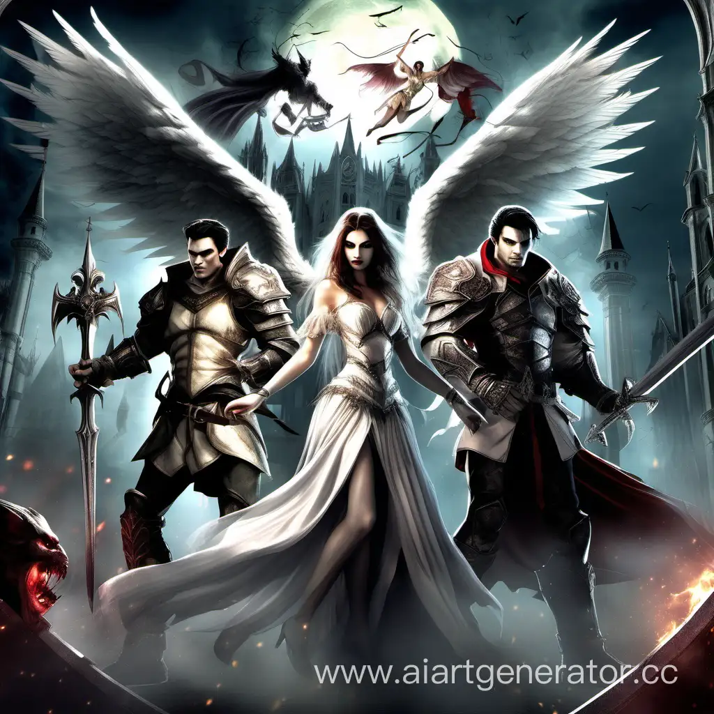 Epic-Clash-of-Warring-Factions-Vampire-Werewolf-Demon-and-Angel-in-Fantasy-World
