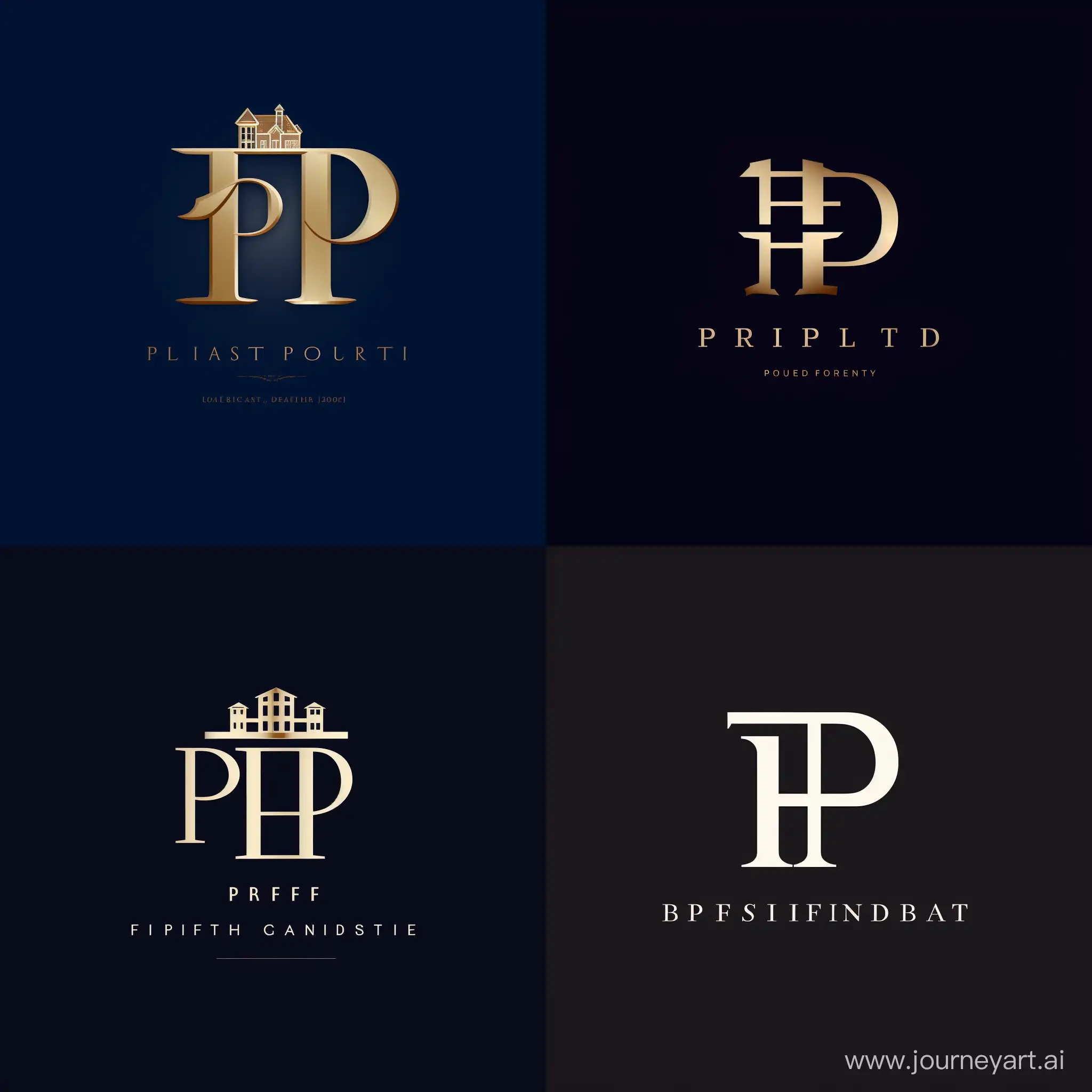 Modern-Real-Estate-Logo-Design-with-BFPD-Immobilien-Letters
