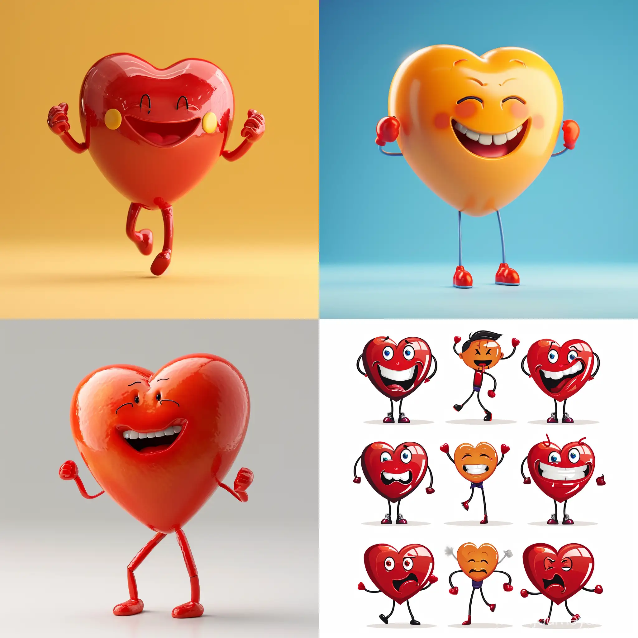 Expressive-Smiley-and-Heart-Characters-with-Various-Emotions