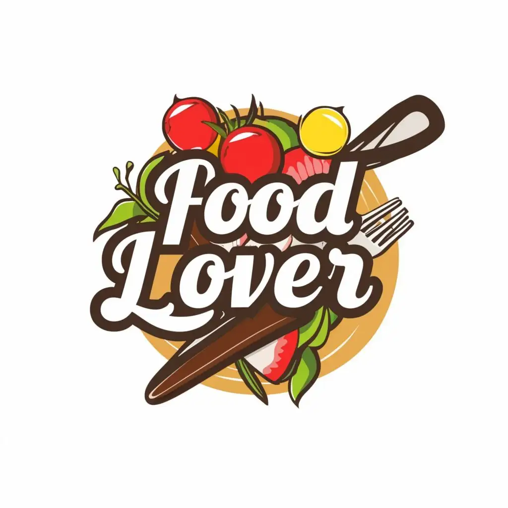 logo, Food, with the text "Food lover", typography, be used in Restaurant industry