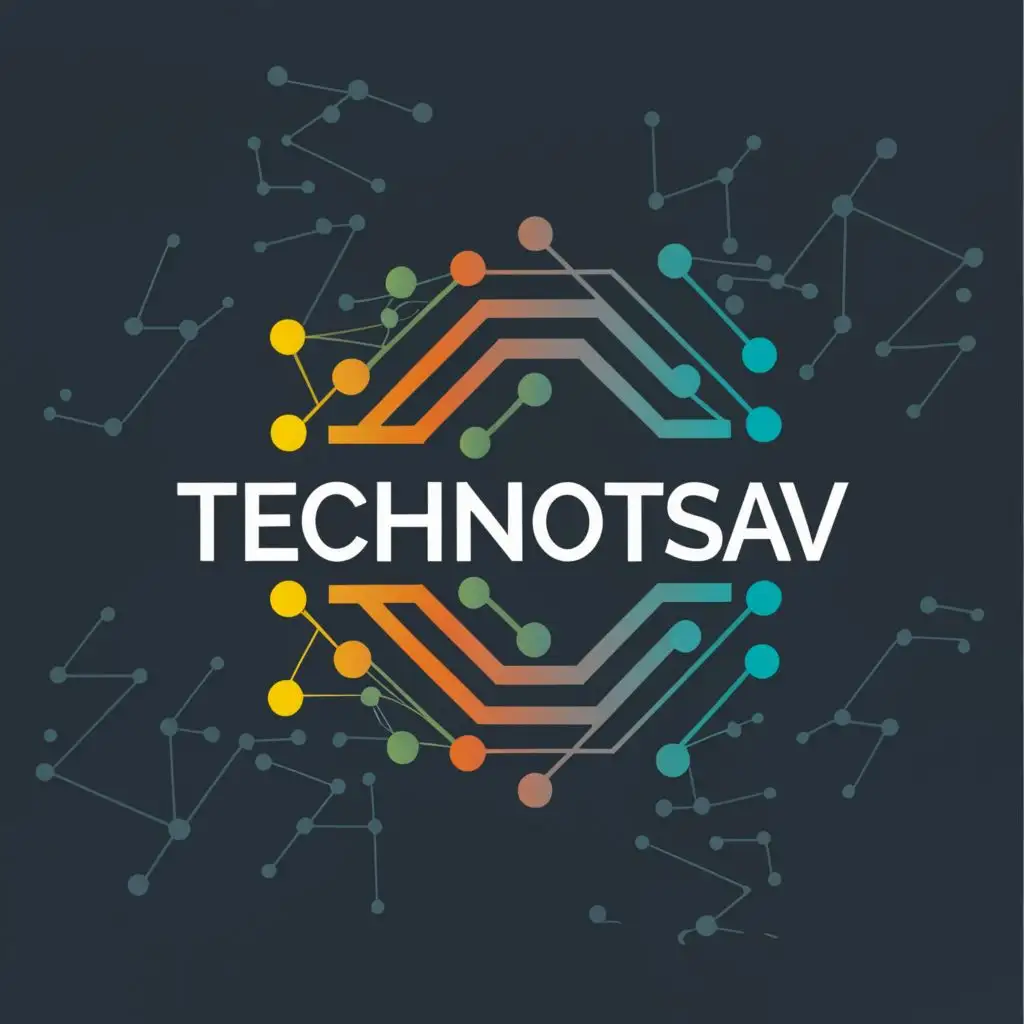logo, Technology, with the text "Technotsav 2024", typography, be used in Technology industry