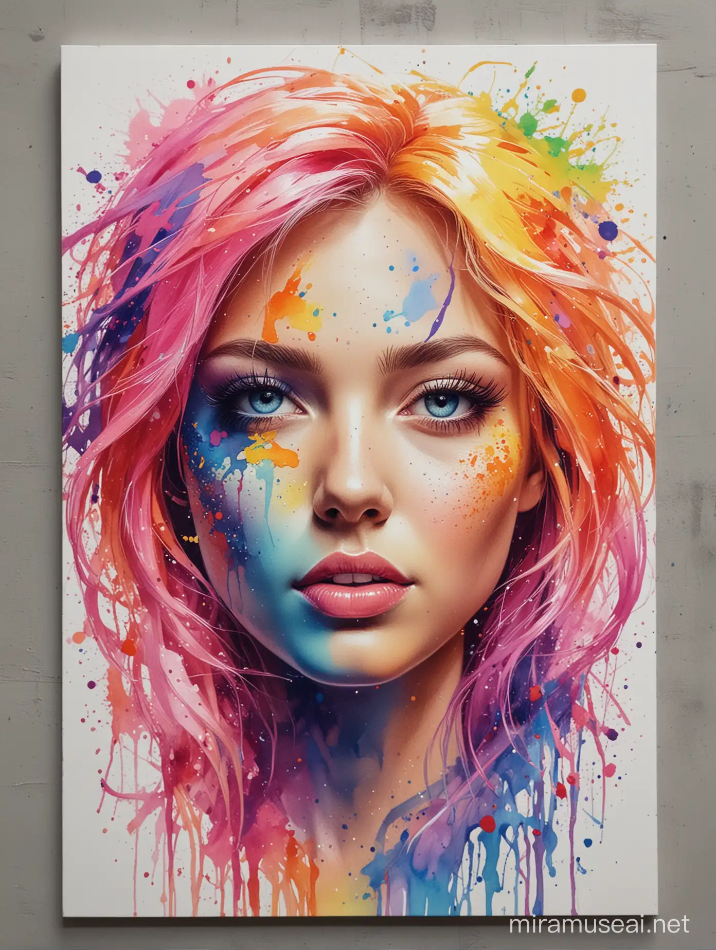 art mixed color