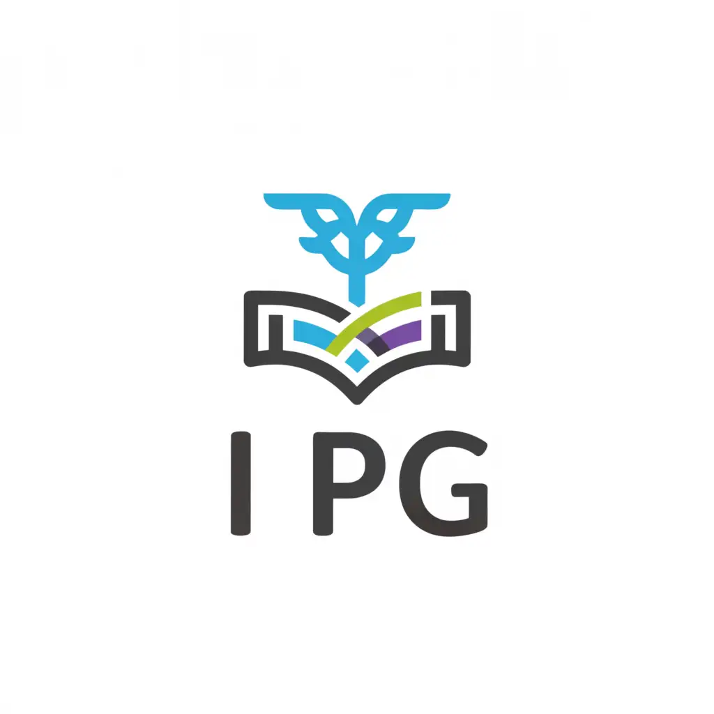 a logo design,with the text "IPG", main symbol:bible, dove, fire, dna,Moderate,clear background
