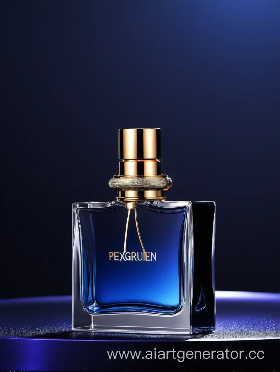 Luxurious-Mens-Perfume-Set-in-Graduating-Sizes-Blue-Black-and-Golden-Elegance