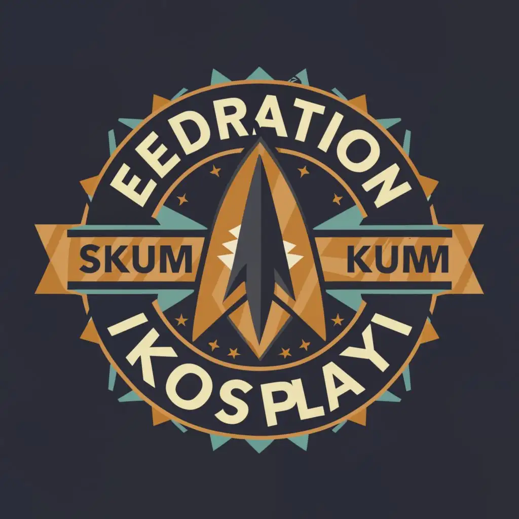 LOGO-Design-for-Federation-Skum-Star-Trek-Insignia-with-Cosplay-Theme-and-SciFi-Horror-Elements