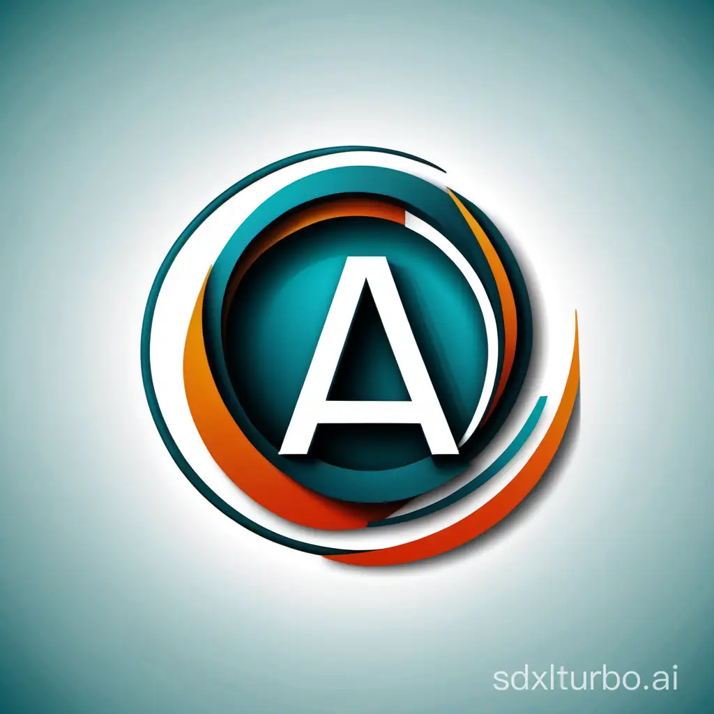 logo for IT project manager, initial A O