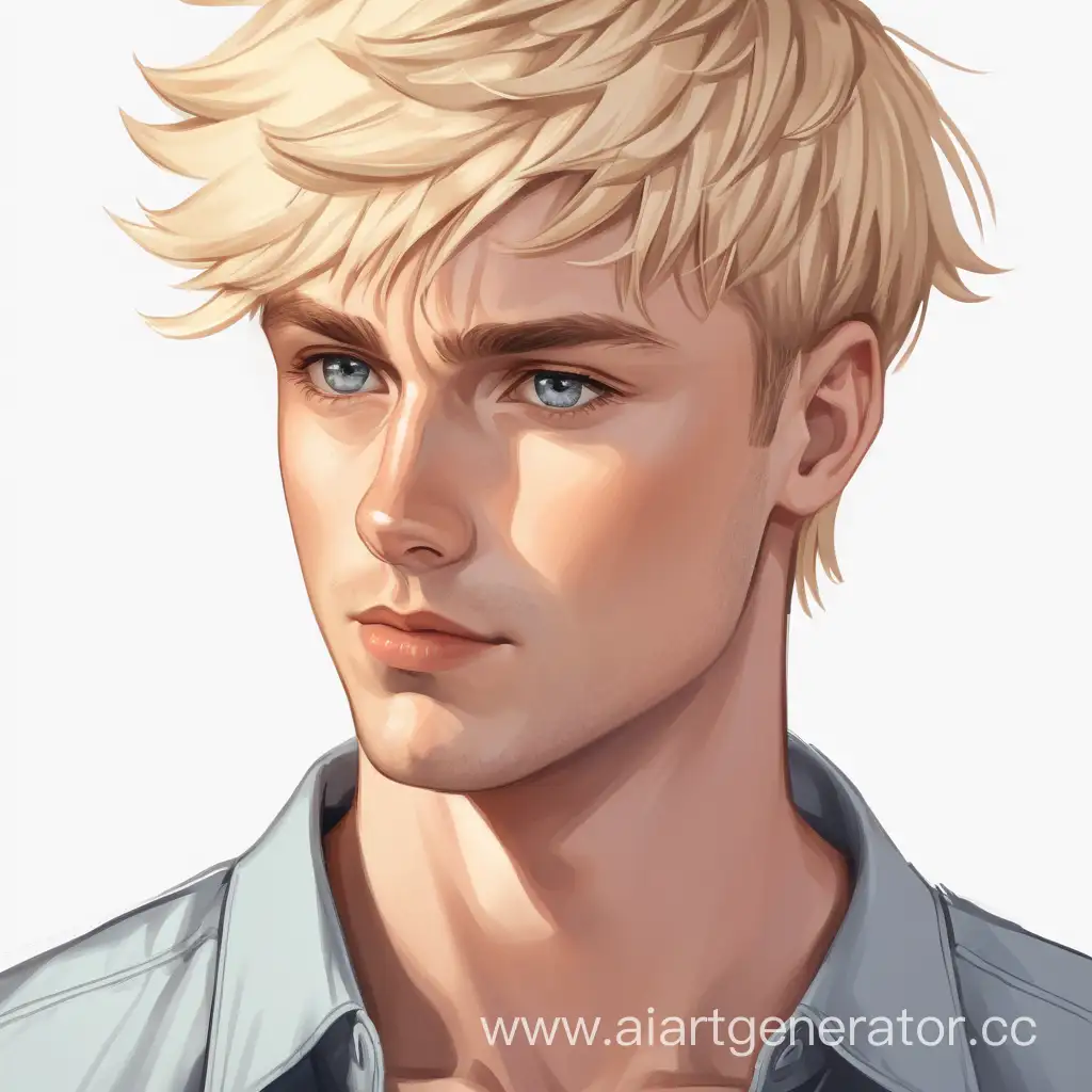 Blond-Guy-Looking-Thoughtfully-Aside