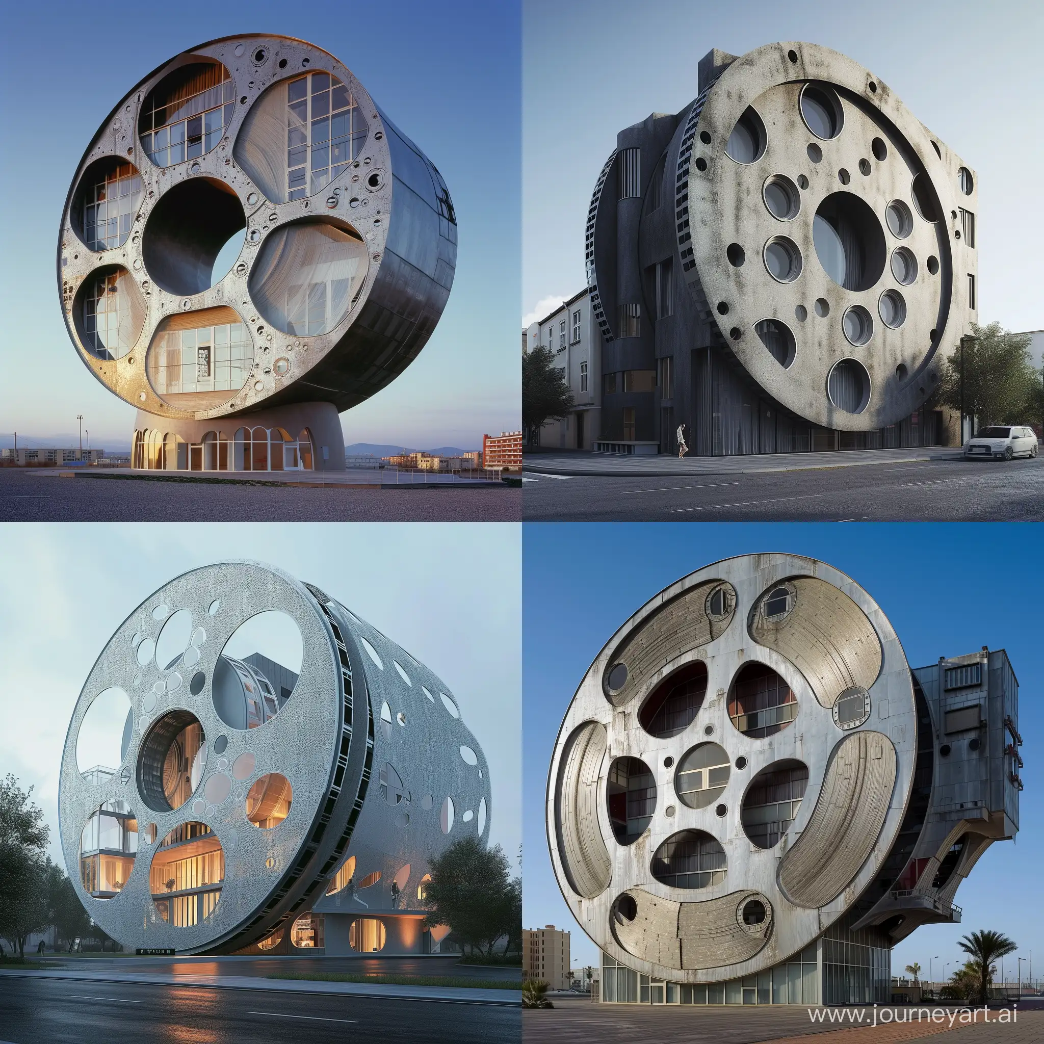 Film-Reel-Shaped-Building-Architecture