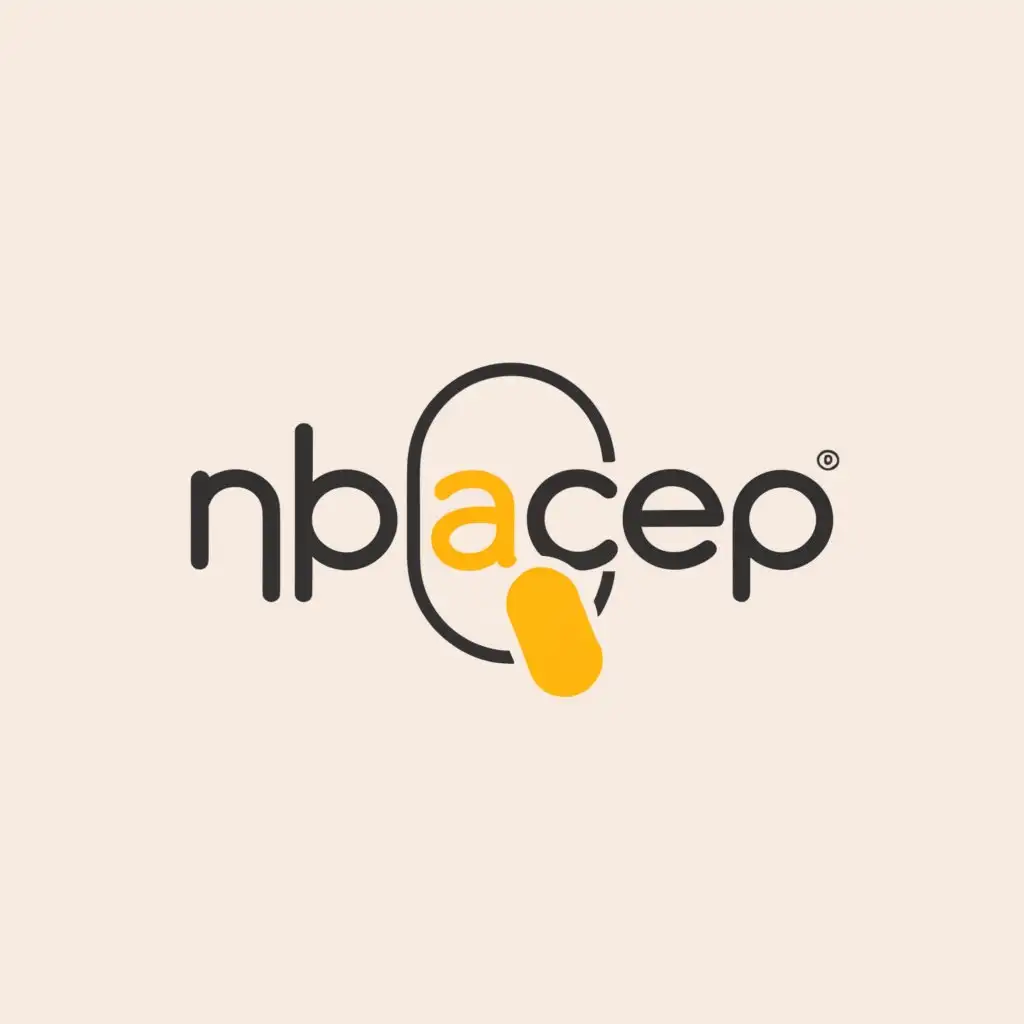 a logo design,with the text "Nplacepo", main symbol:pill,Minimalistic,clear background