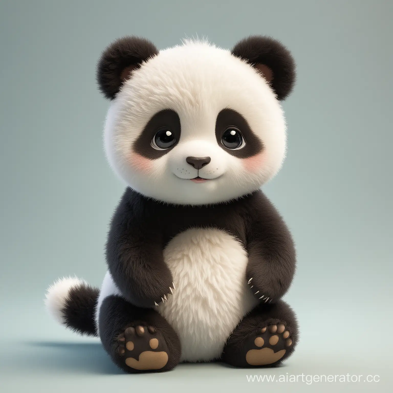 Adorable-Fluffy-Panda-with-Big-Eyes-and-Tail-for-Childrens-Delight