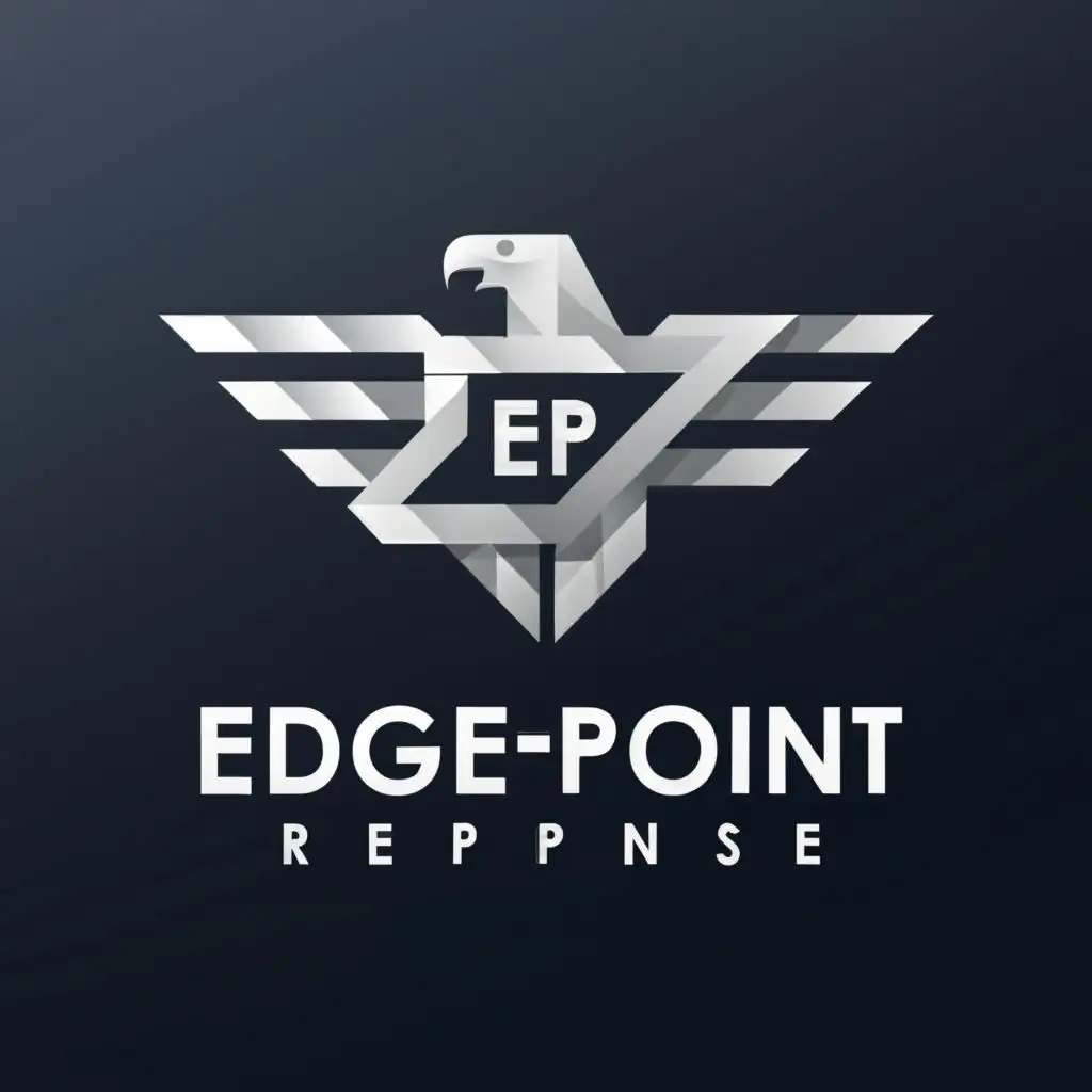 a logo design,with the text "EdgePoint Response", main symbol:military style intel company,Moderate,clear background