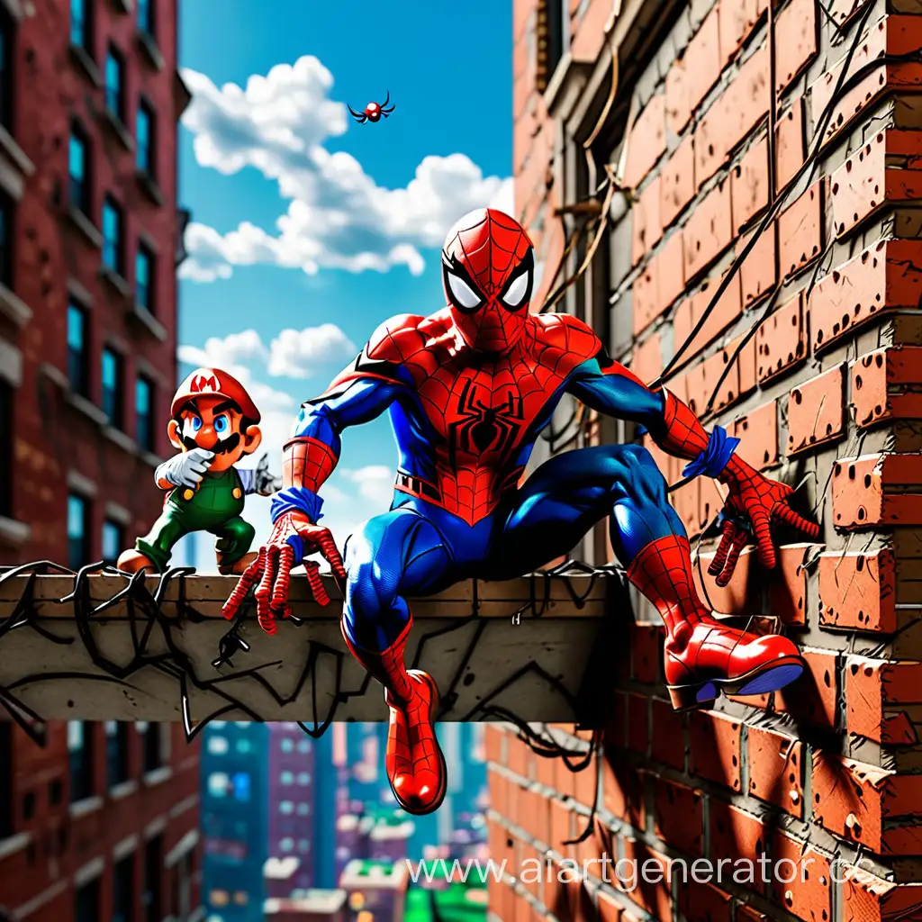 SpiderMan-Swinging-Through-Marios-World