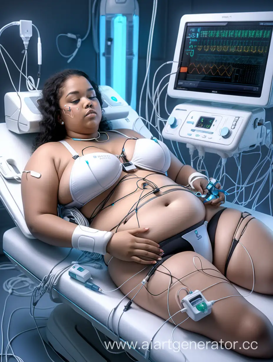 Futuristic-Medical-Monitoring-Overweight-Woman-in-Advanced-Lab-Setting