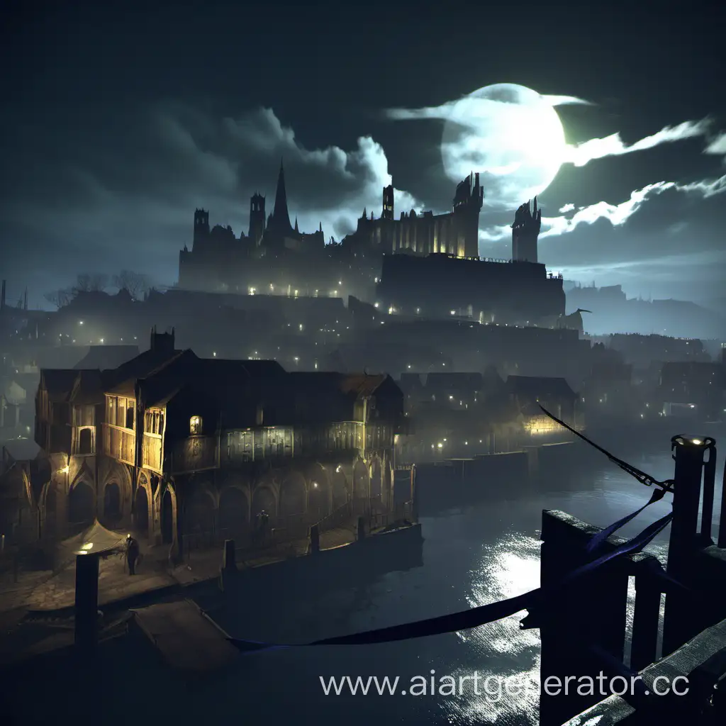 Enigmatic-Night-in-a-Dishonored-Medieval-Kingdom