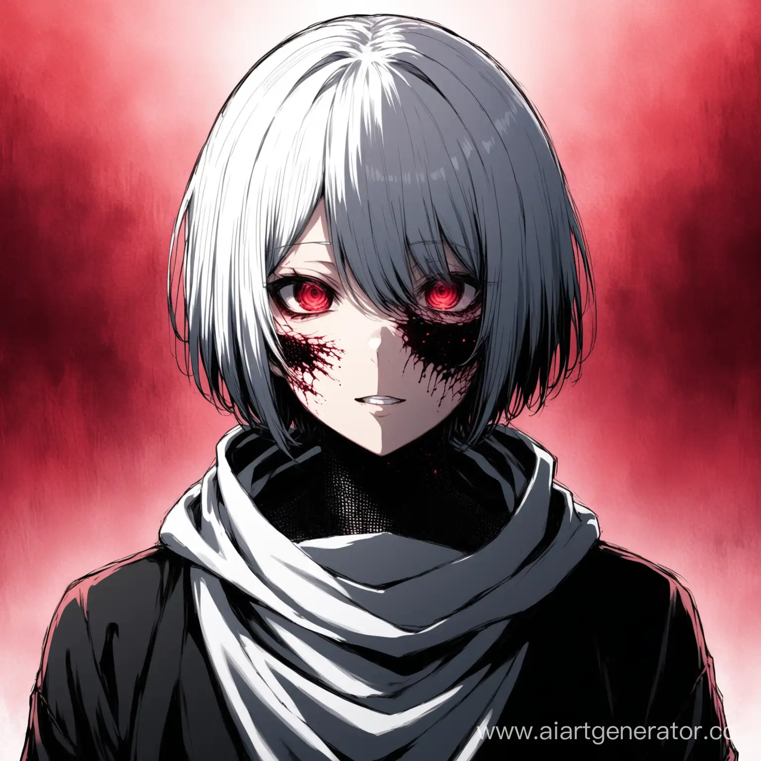 Urban-Anime-Character-in-Tokyo-Ghoul-Style