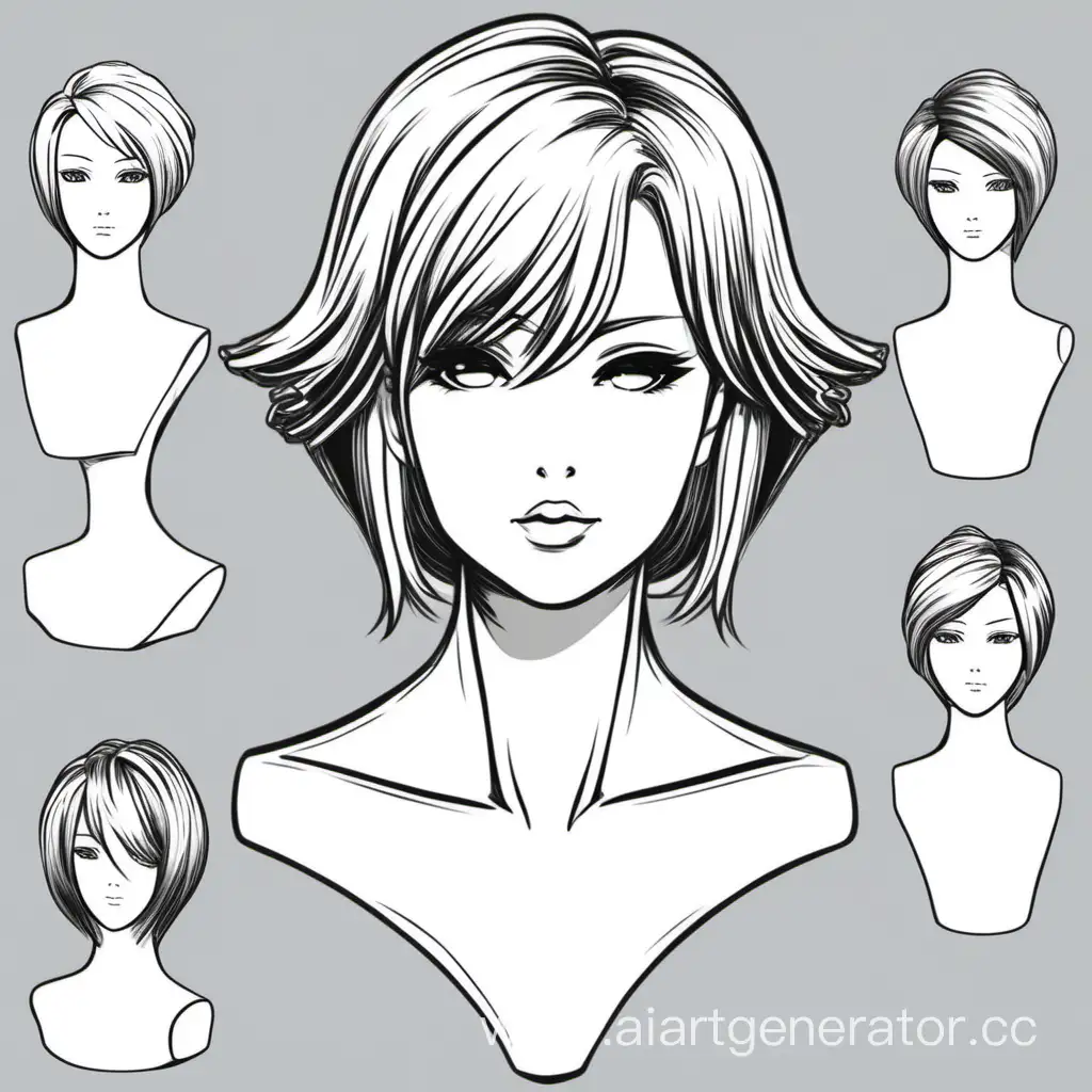 AnimeStyled-Mannequin-with-Unique-Hairstyle