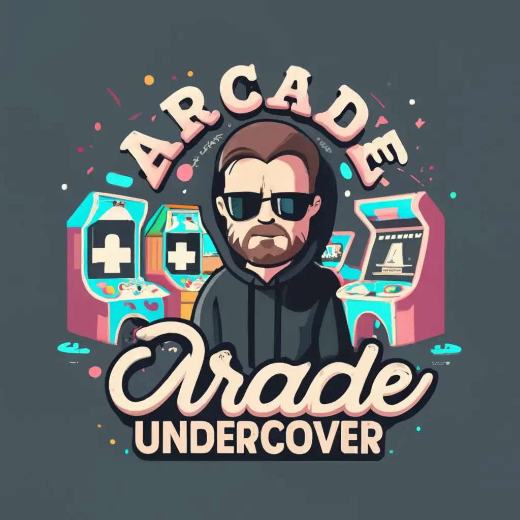 LOGO-Design-For-Arcade-Undercover-Retro-Style-with-Mysterious-Gamer-Vibe