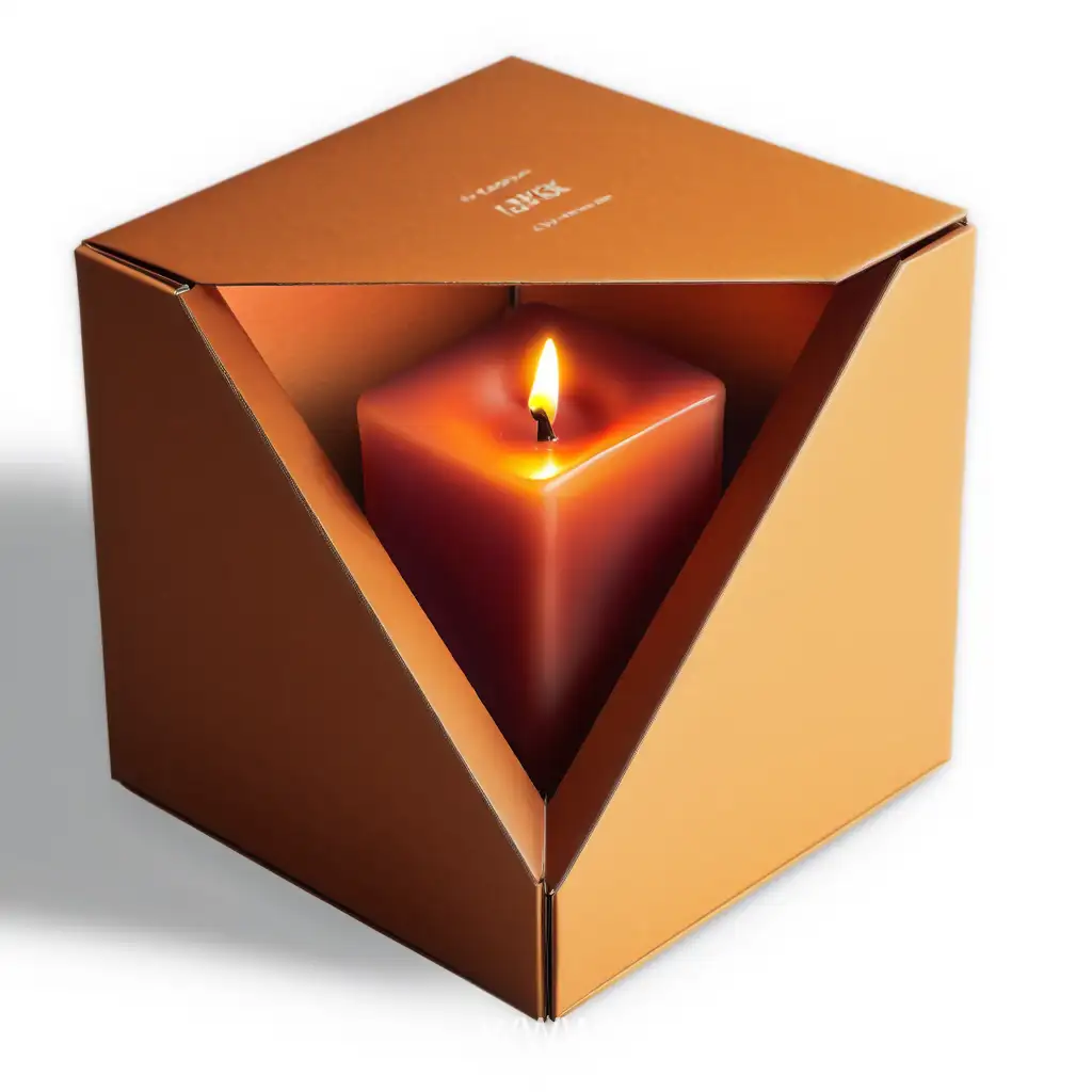  design of candle for this box