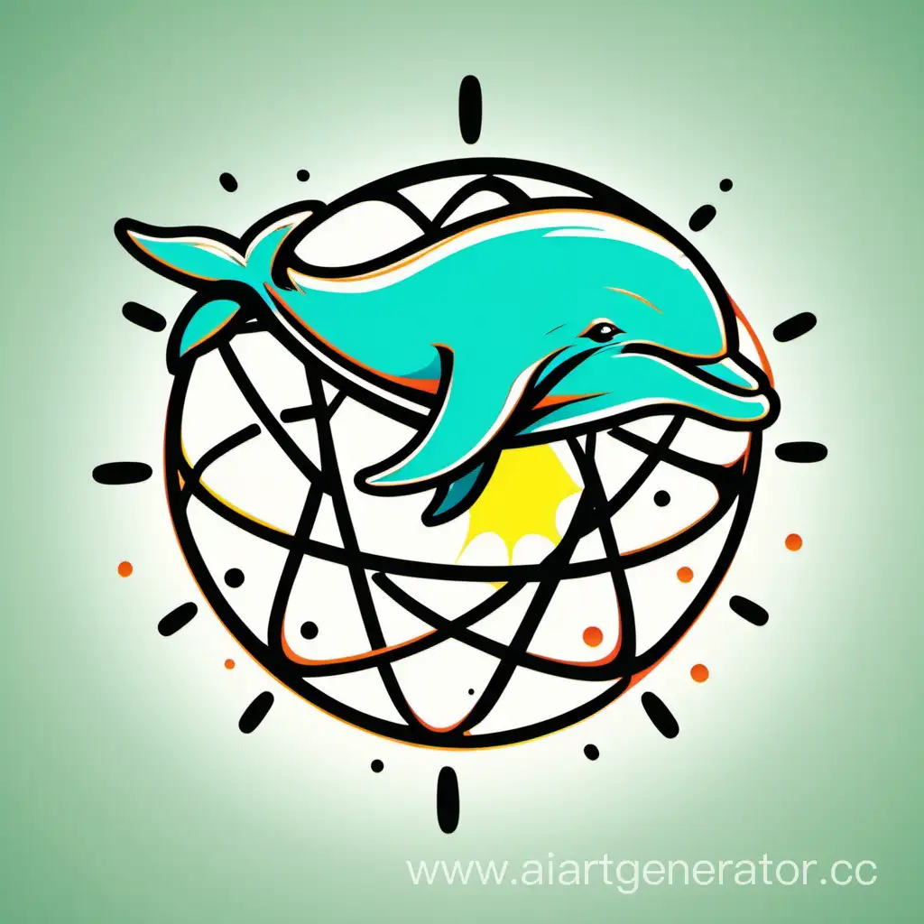 Vibrant-Dolphin-with-Radiant-Chemistry-Sign