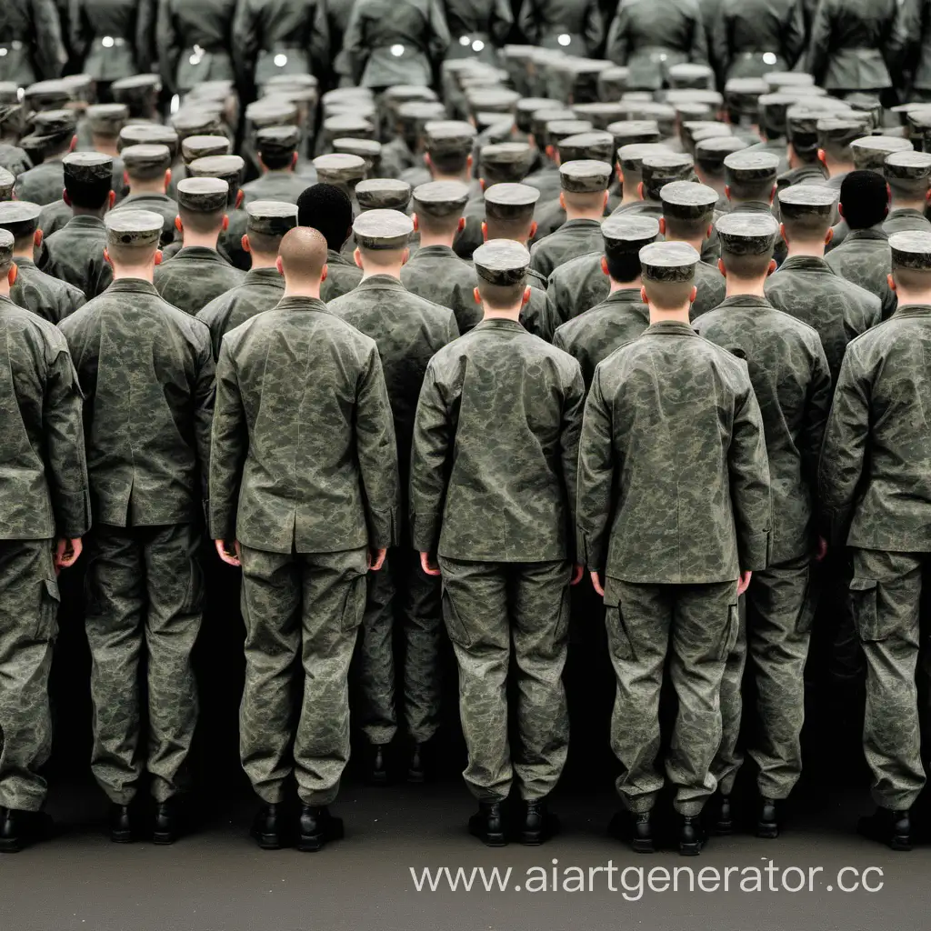 Военные, январь, марш, движение, форма,  люди спиной, комуфляж