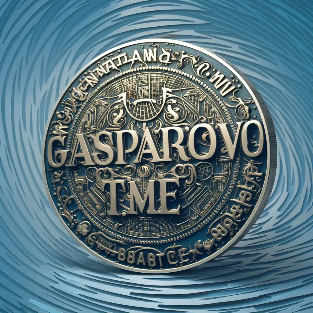 Shiny-Coin-with-Gasparovotme-3D-Text