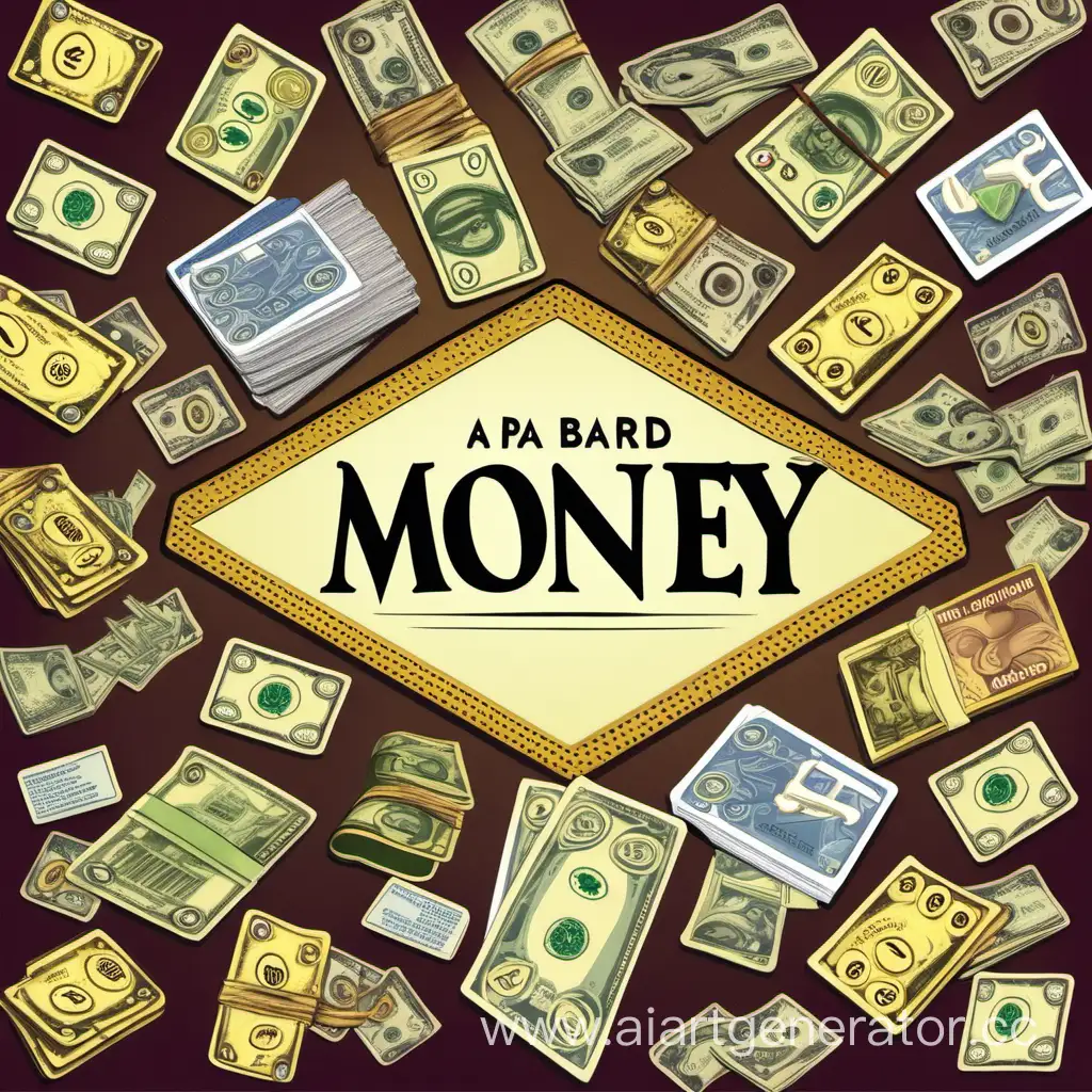 Board-Game-Box-Cover-with-Money-Cards-and-Tasks