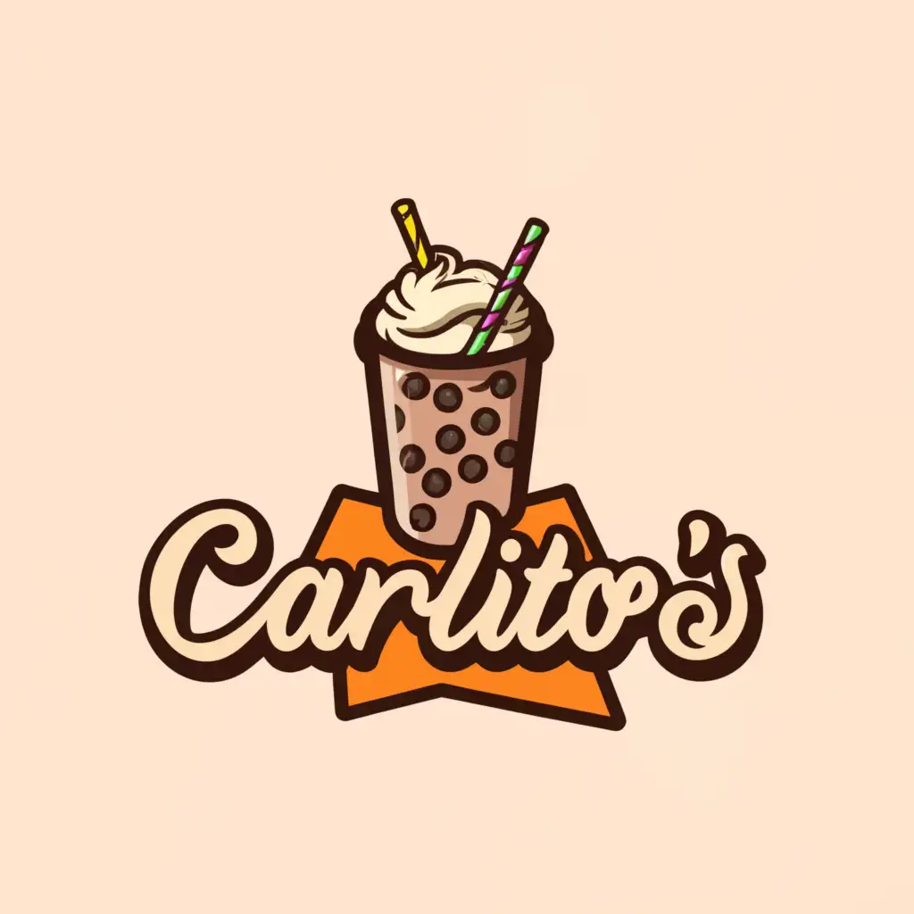 LOGO-Design-for-Carlitos-Boba-and-Ice-Cream-Fusion-with-a-Clean-and-Modern-Look