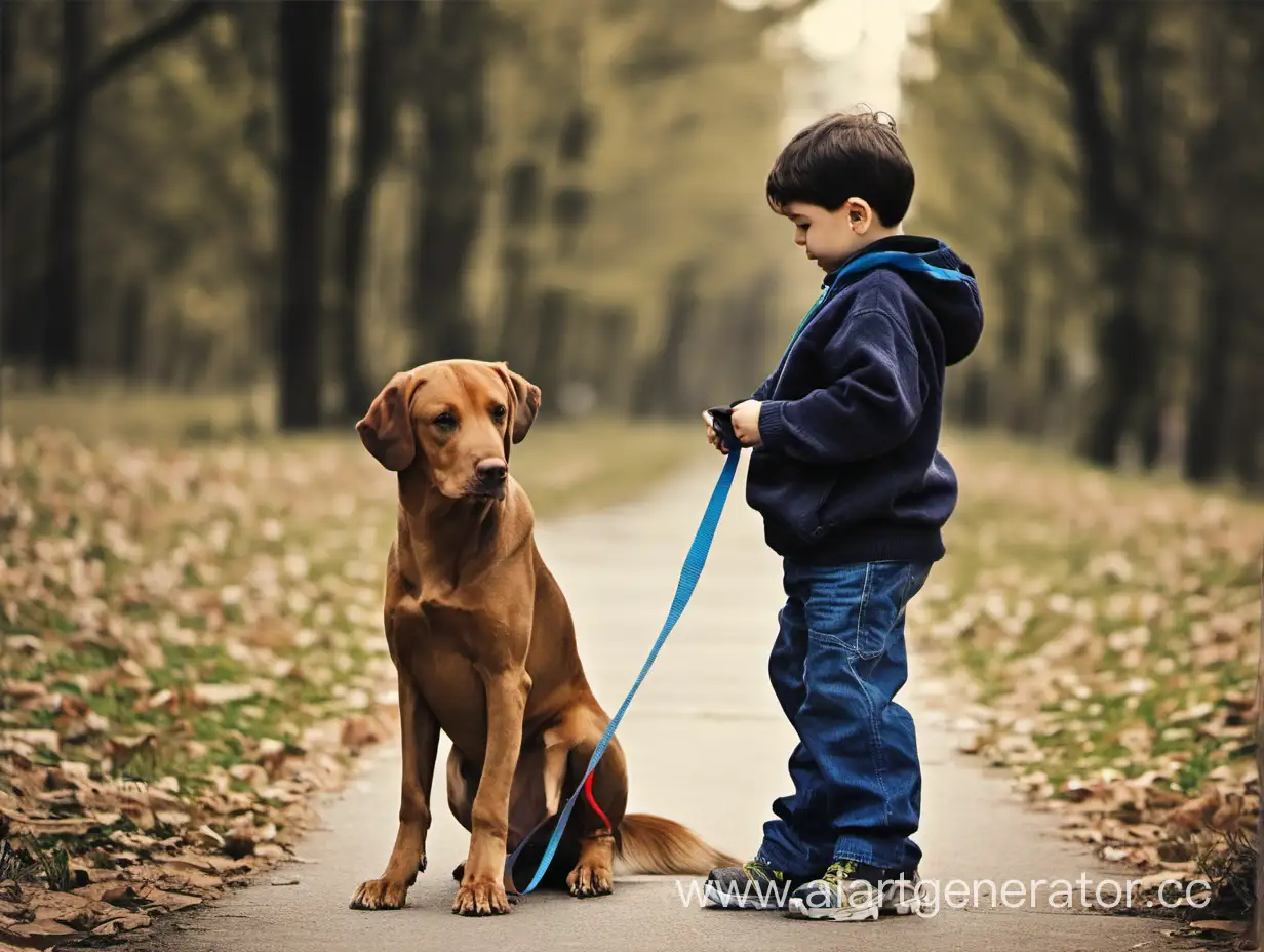 Loyal-Companion-Joyful-Interaction-Between-a-Playful-Dog-and-a-Happy-Boy