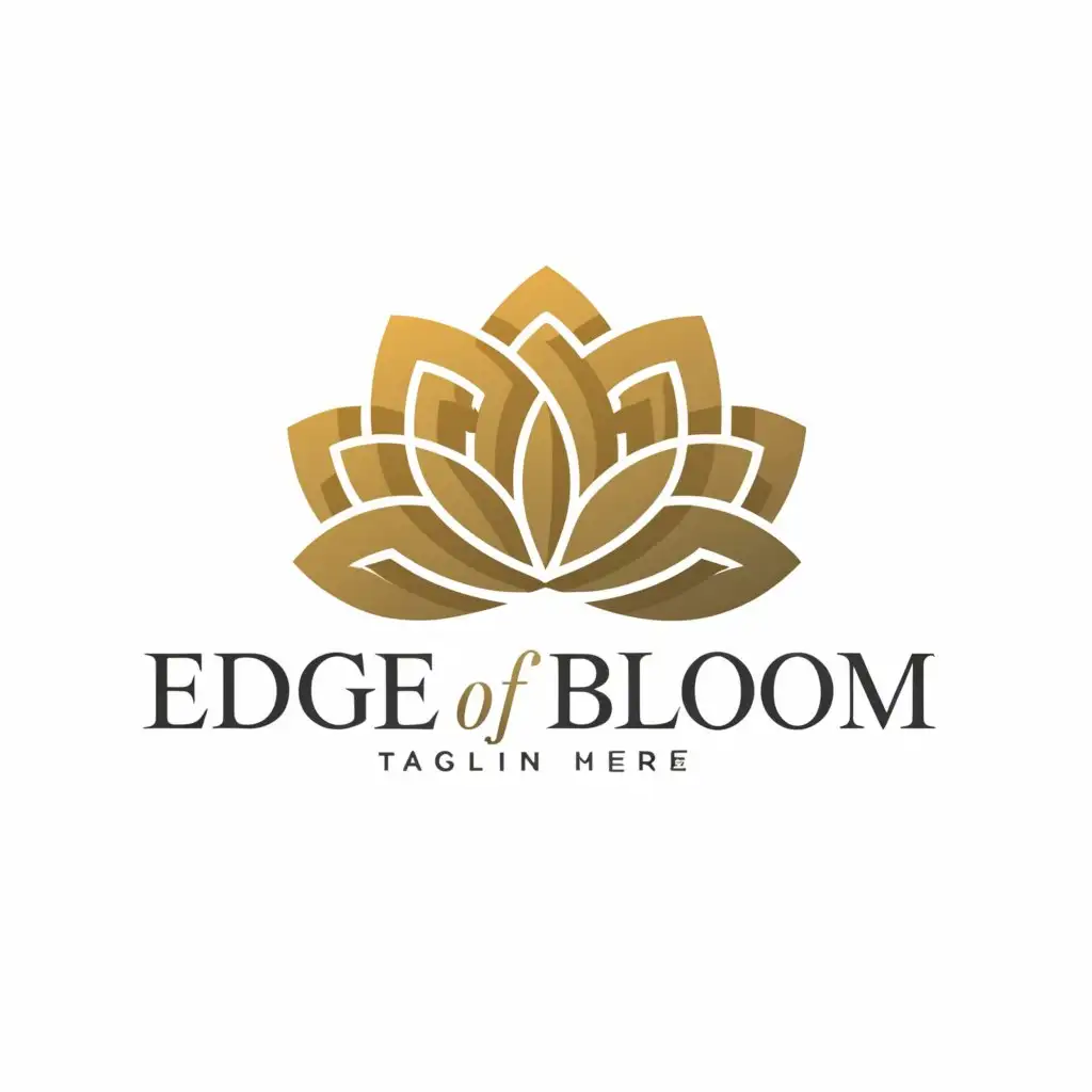 a logo design,with the text "Edge of Bloom", main symbol:jewelry,Minimalistic,be used in Retail industry,clear background