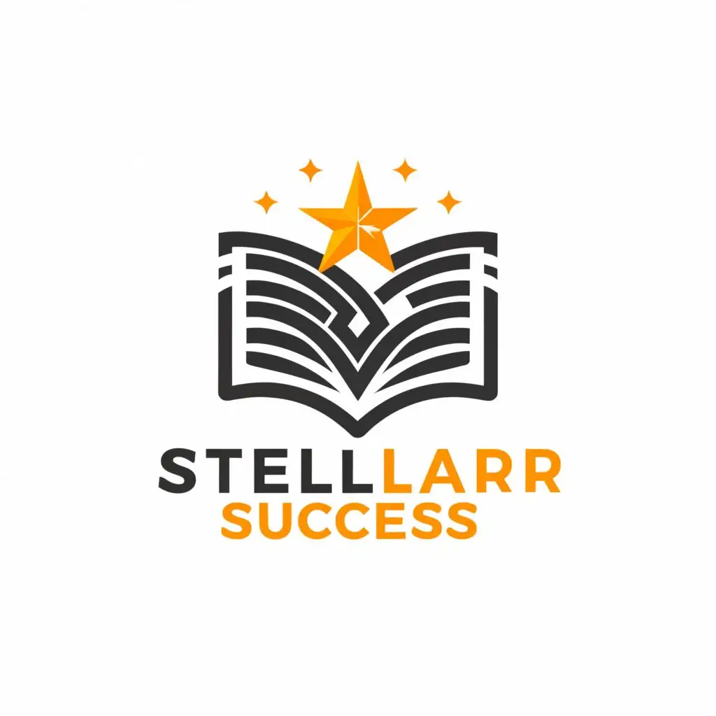a logo design,with the text "Stellar Success Squad", main symbol:Education,Moderate,be used in Education industry,clear background
