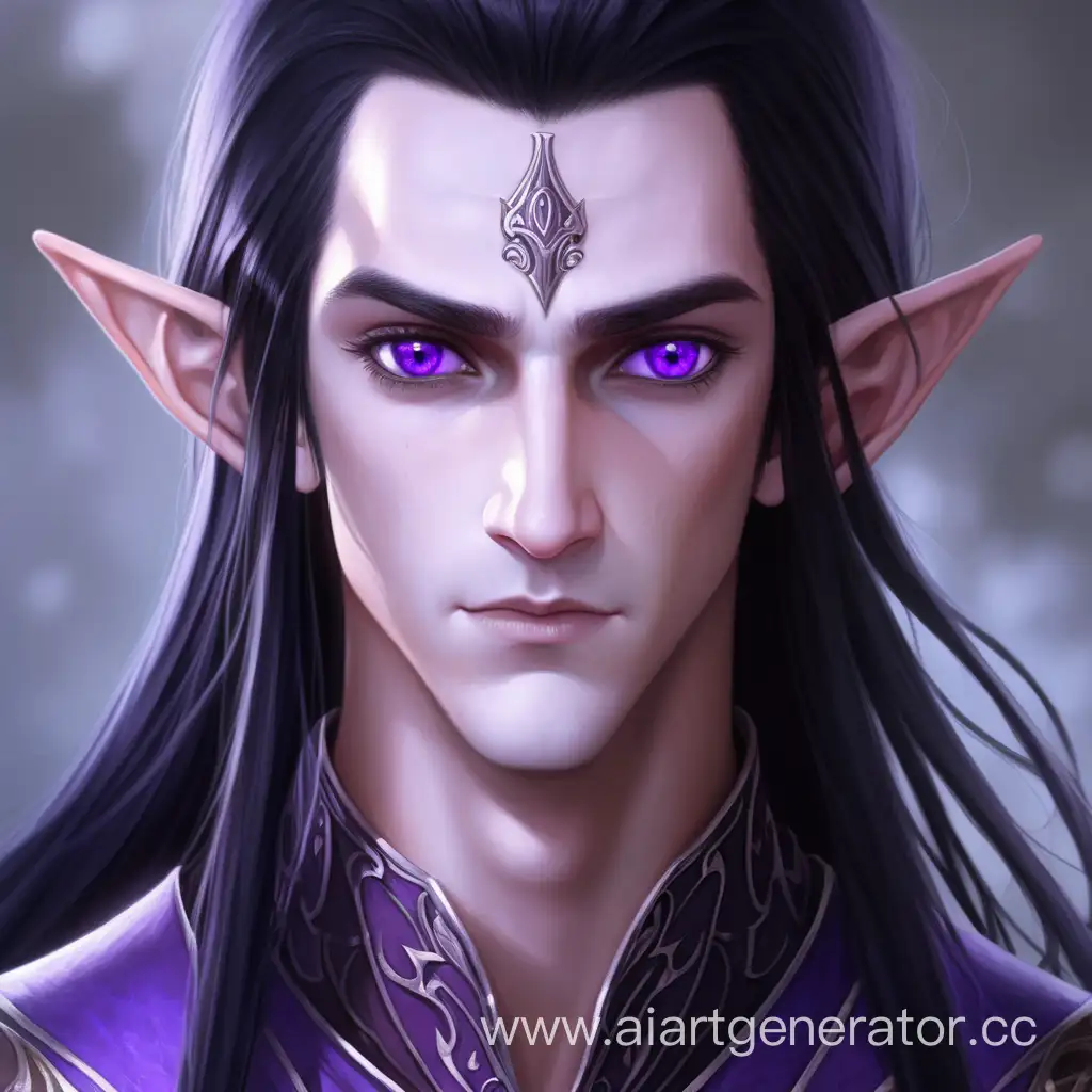 Elegant-18YearOld-Elf-with-Enchanting-Purple-Eyes-and-Long-Black-Hair