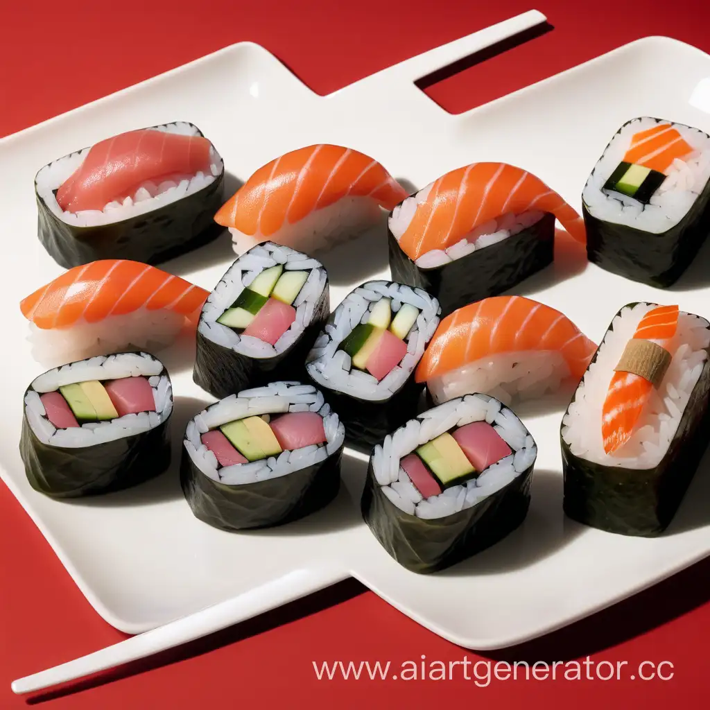 Delicious-Sushi-Platter-Exquisite-Japanese-Cuisine-Delights