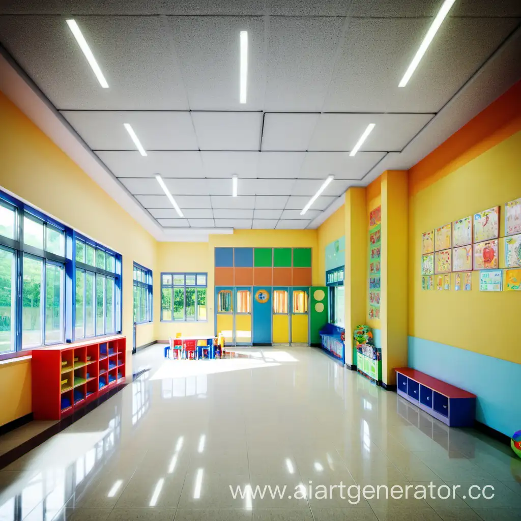 Warm-and-Welcoming-Kindergarten-Lobby-Interior