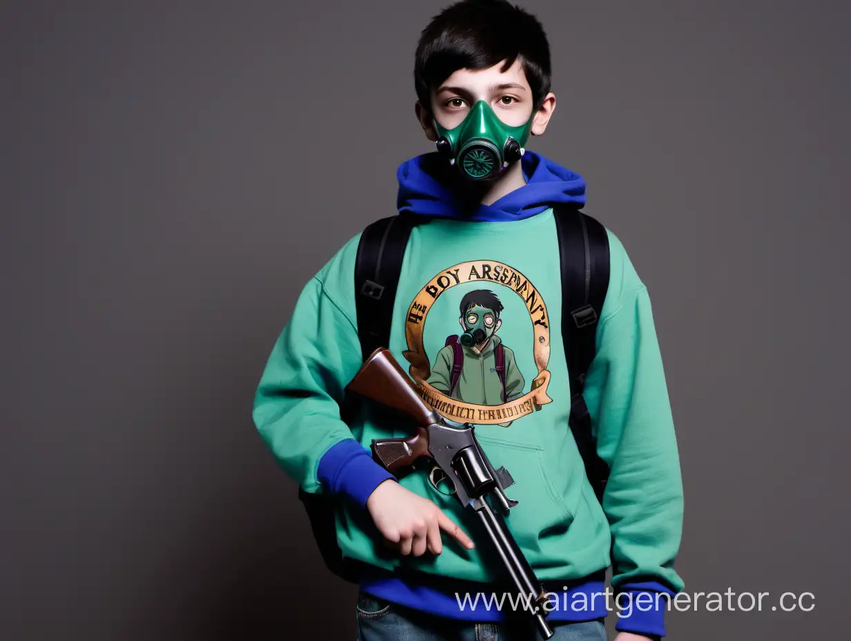 Teenage-Survivor-Arseny-Wearing-Gas-Mask-and-Holding-Revolver