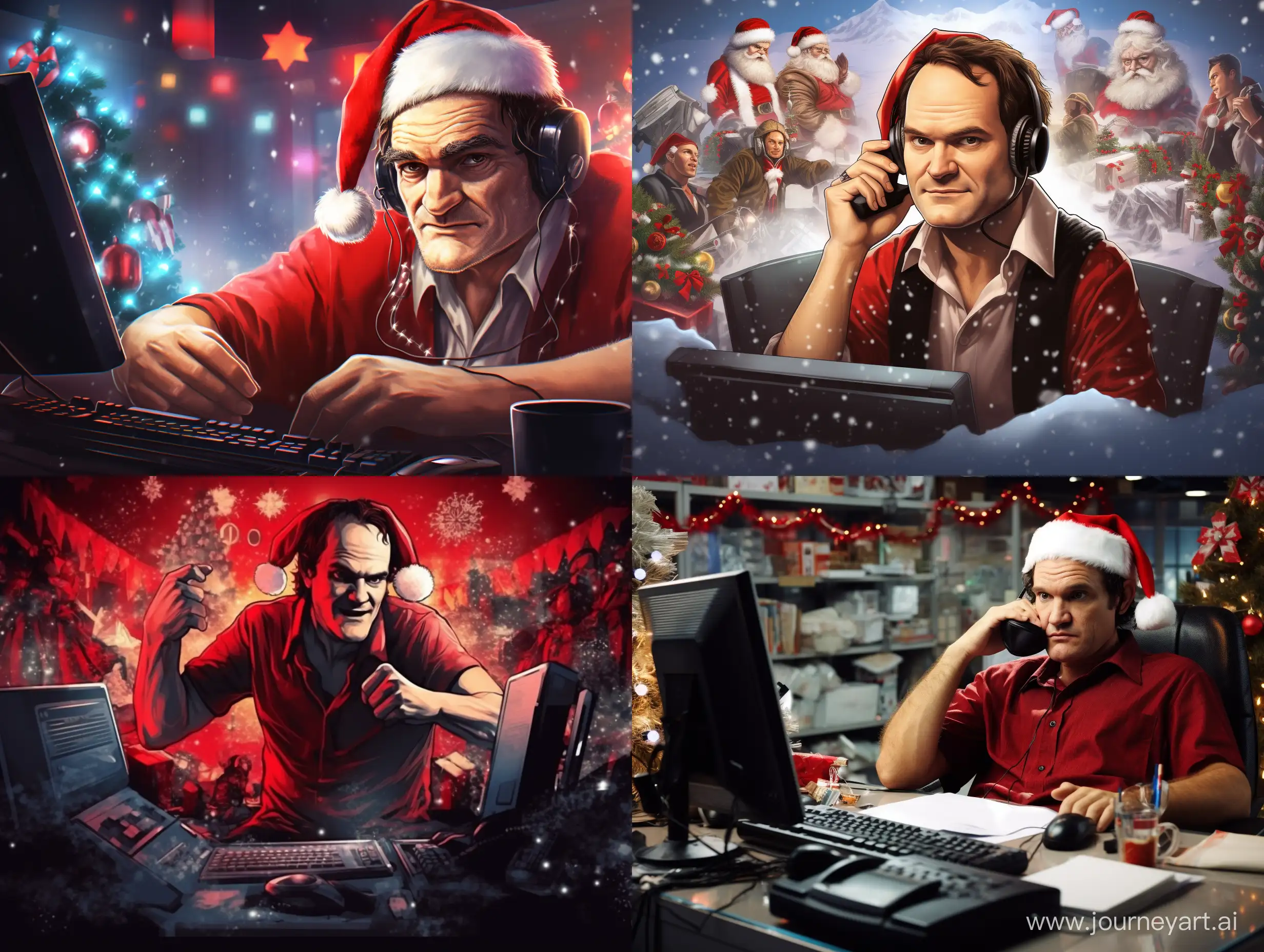 Merry Christmas Quentin Tarantino work on Call Center