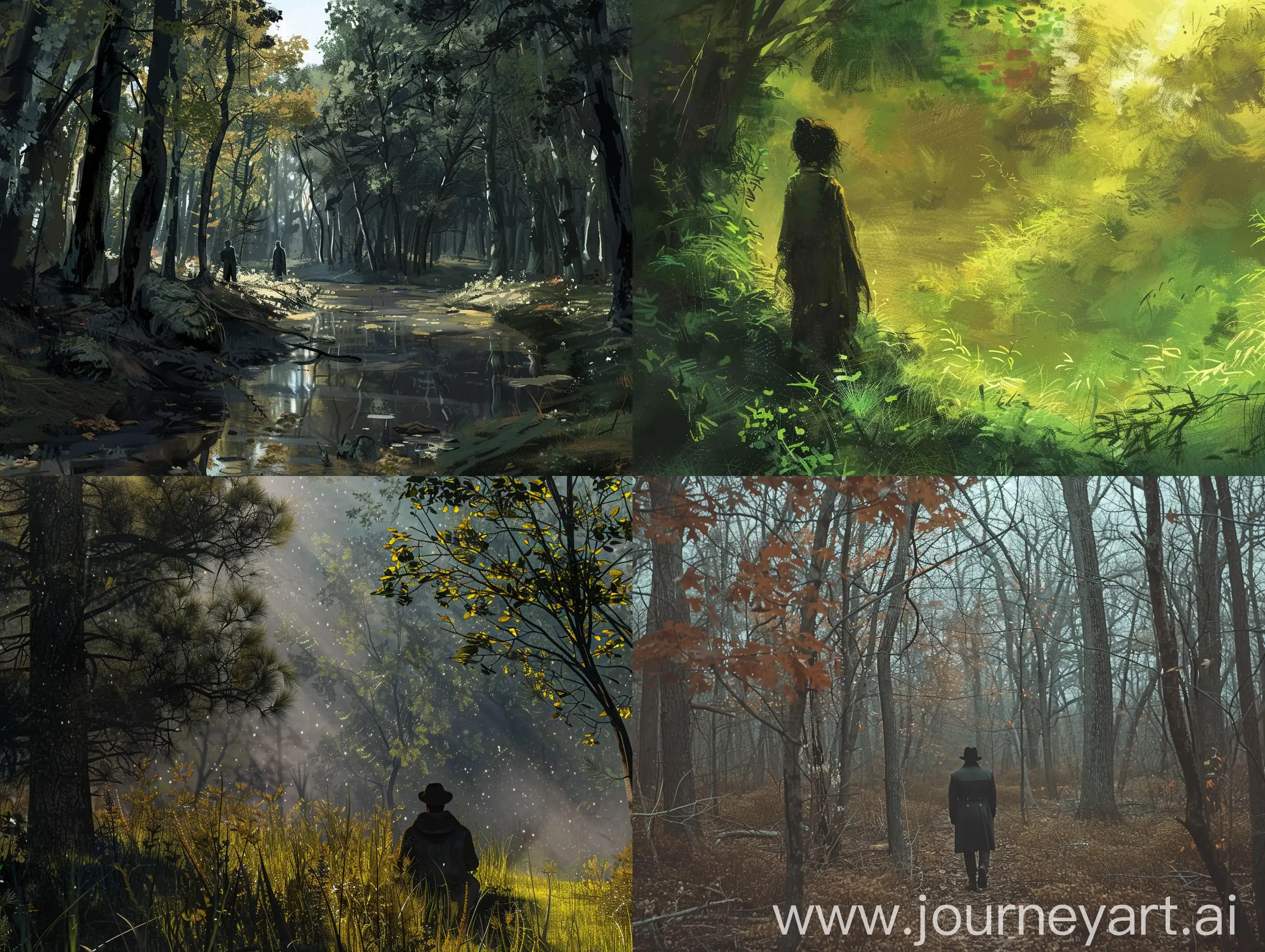 Tranquil-Discovery-Serene-Journey-Through-the-Woods