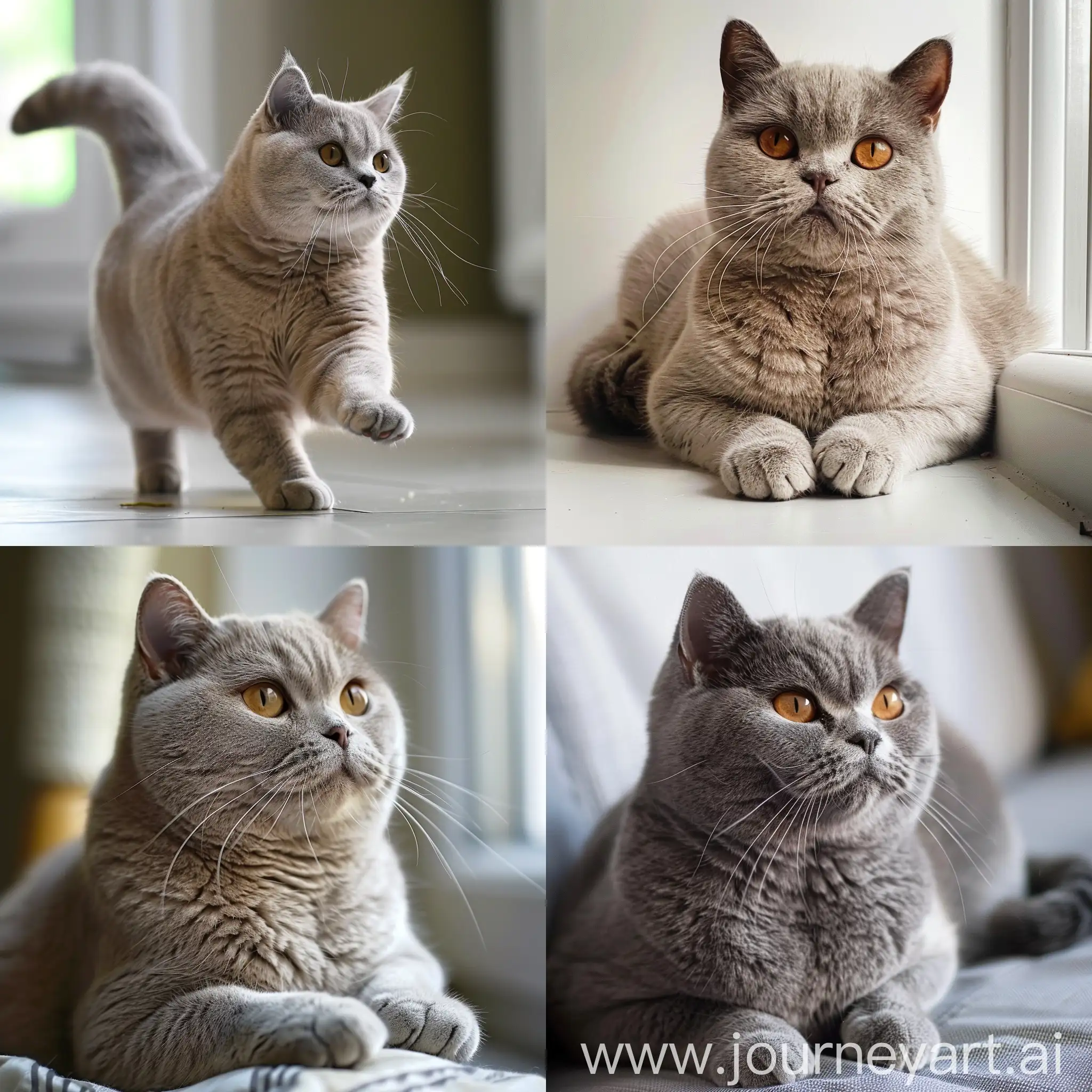 Adorable-Great-British-Shorthair-Cat-Pokmon-in-Vibrant-Colors